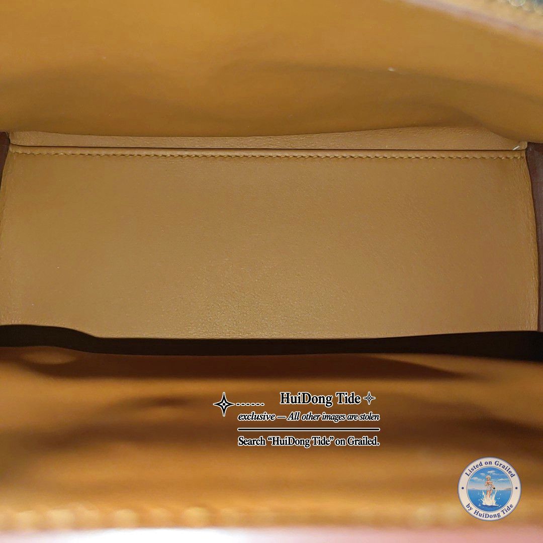 Hermes HERMÈS 24/24 21 Gold Evercolor Leather Bag Size ONE SIZE - 7 Thumbnail