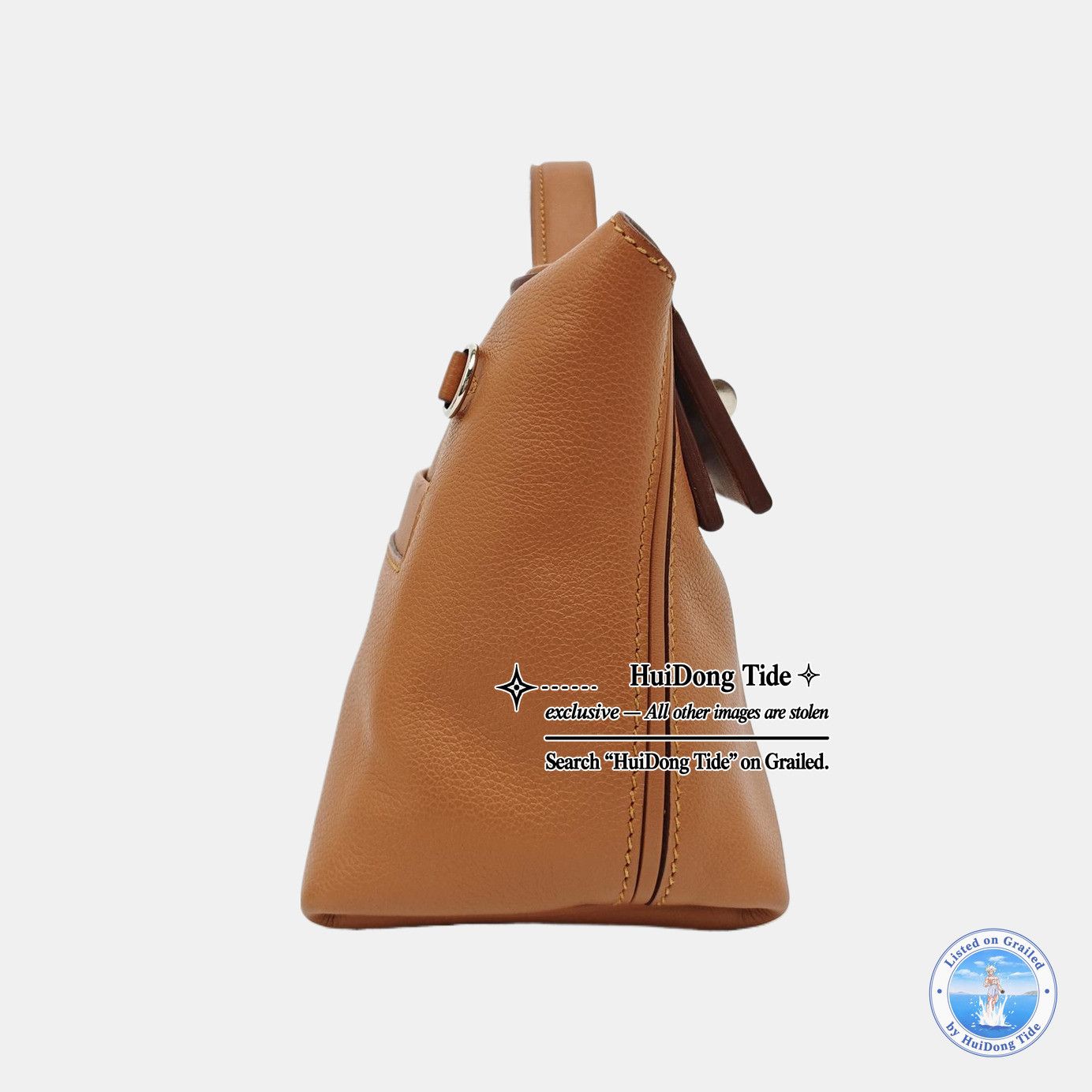 Hermes HERMÈS 24/24 21 Gold Evercolor Leather Bag Size ONE SIZE - 4 Thumbnail