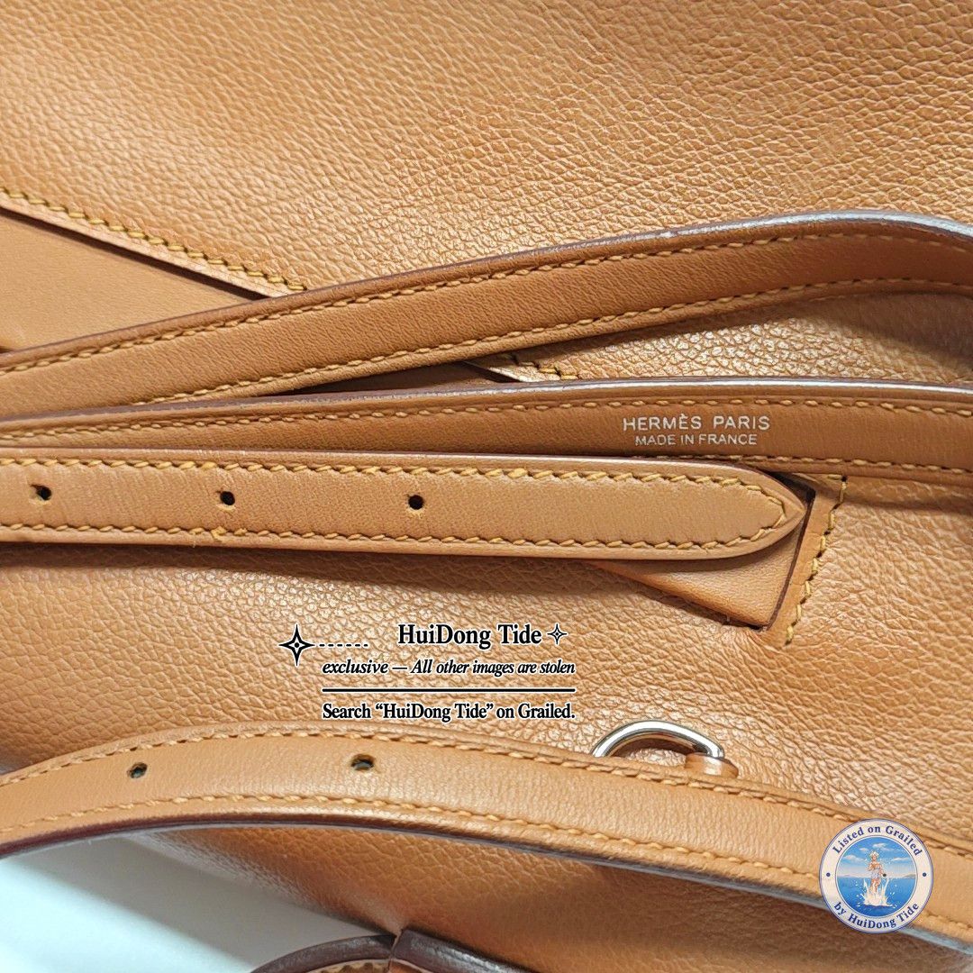 Hermes HERMÈS 24/24 21 Gold Evercolor Leather Bag Size ONE SIZE - 18 Thumbnail