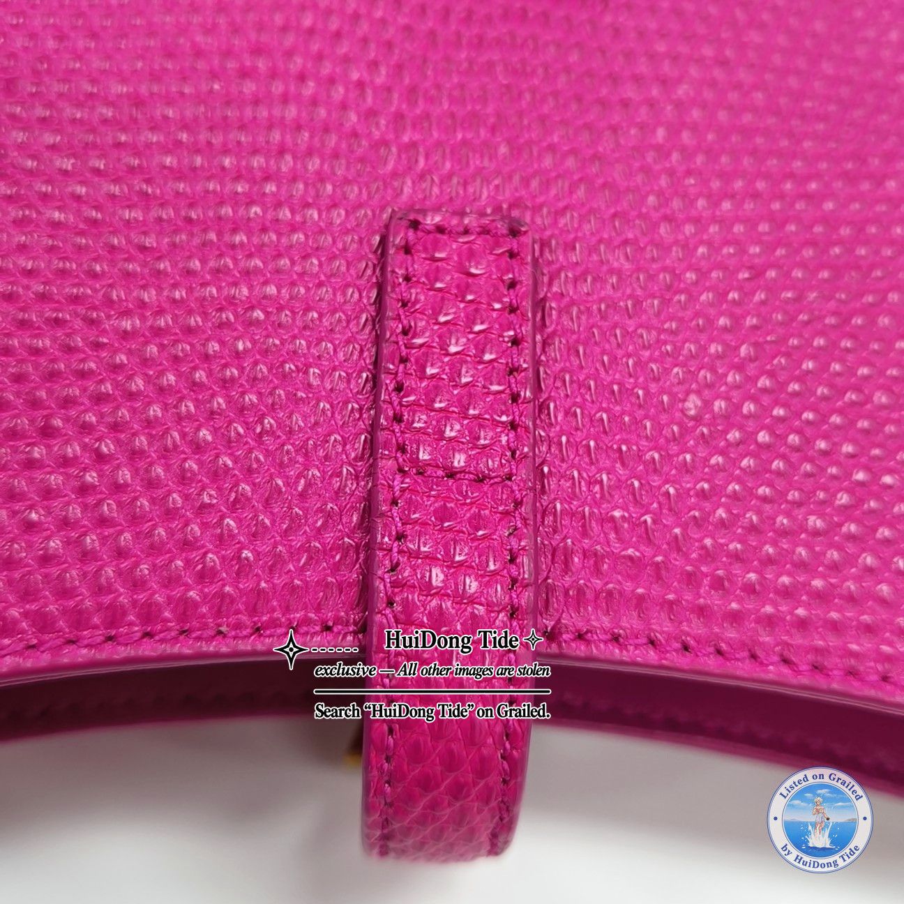 Saint Laurent Paris Saint Laurent Le 5 à 7 Lizard Effect Shoulder Bag Size ONE SIZE - 9 Thumbnail