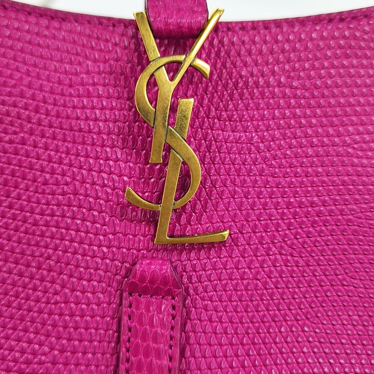 Saint Laurent Paris Saint Laurent Le 5 à 7 Lizard Effect Shoulder Bag Size ONE SIZE - 8 Thumbnail