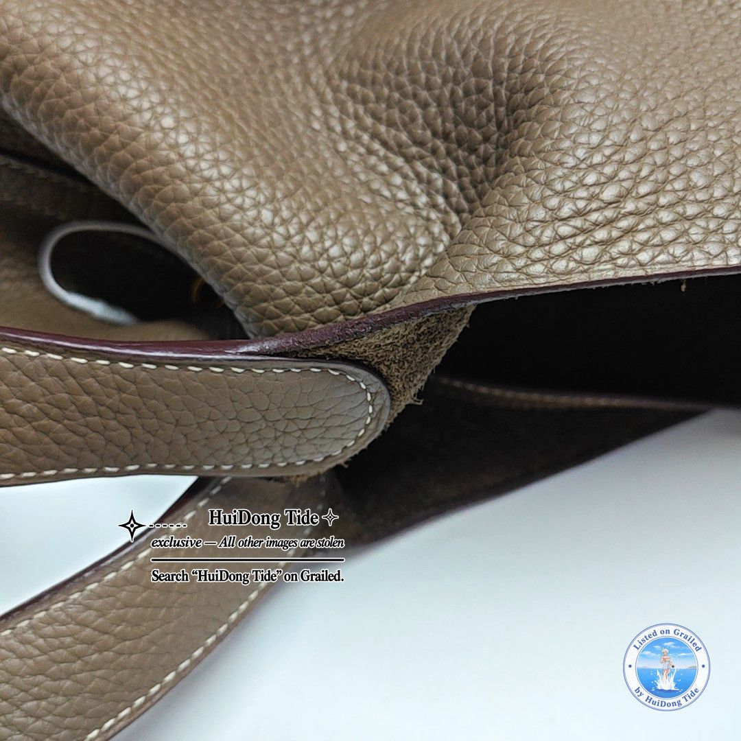 Hermes HERMÈS Picotin Lock 22 Clemence Leather Handbag Size 22 Size ONE SIZE - 14 Thumbnail