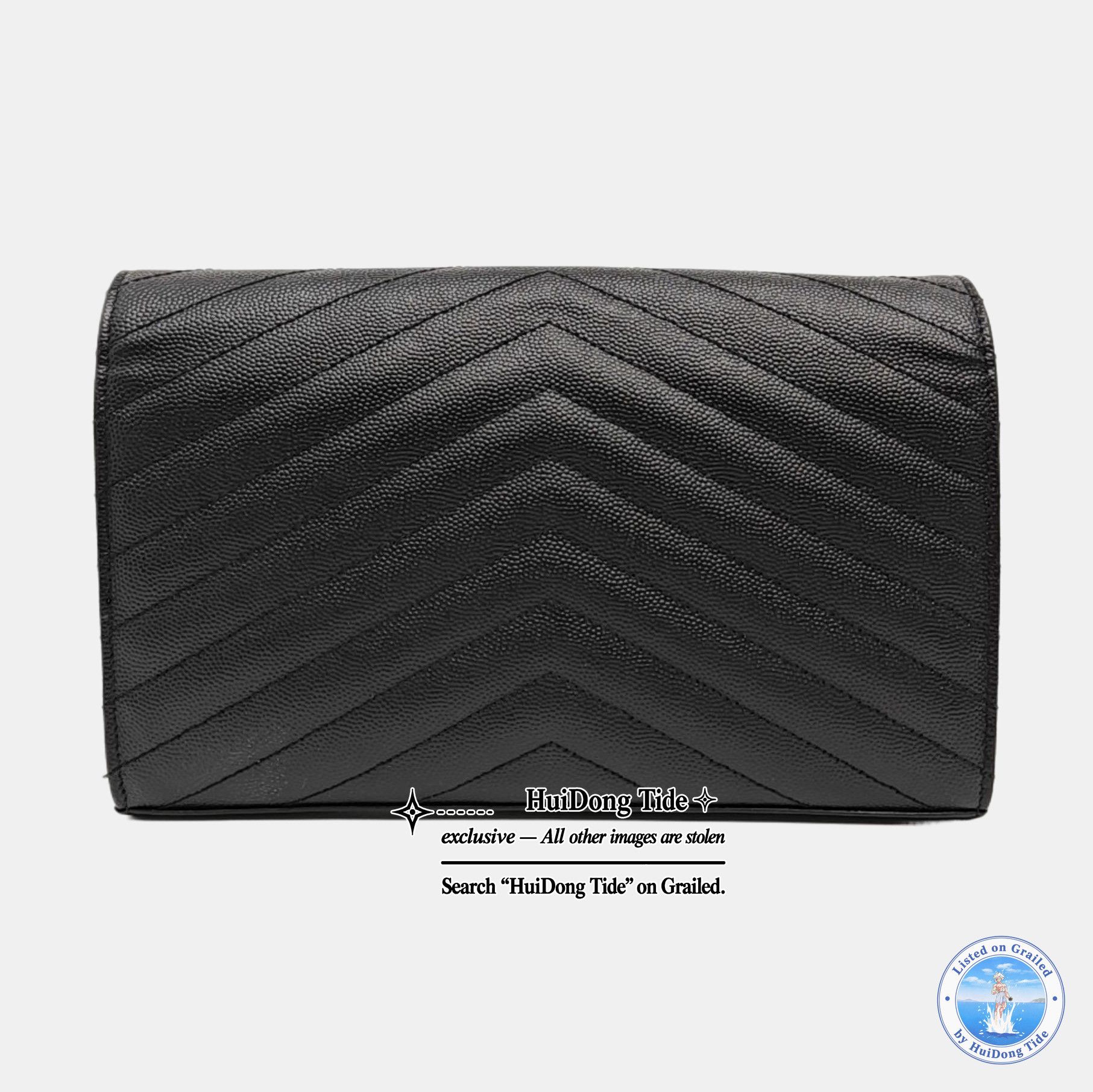 Saint Laurent Paris Saint Laurent Monogram Chevron Shoulder Bag Size OS Size ONE SIZE - 5 Thumbnail