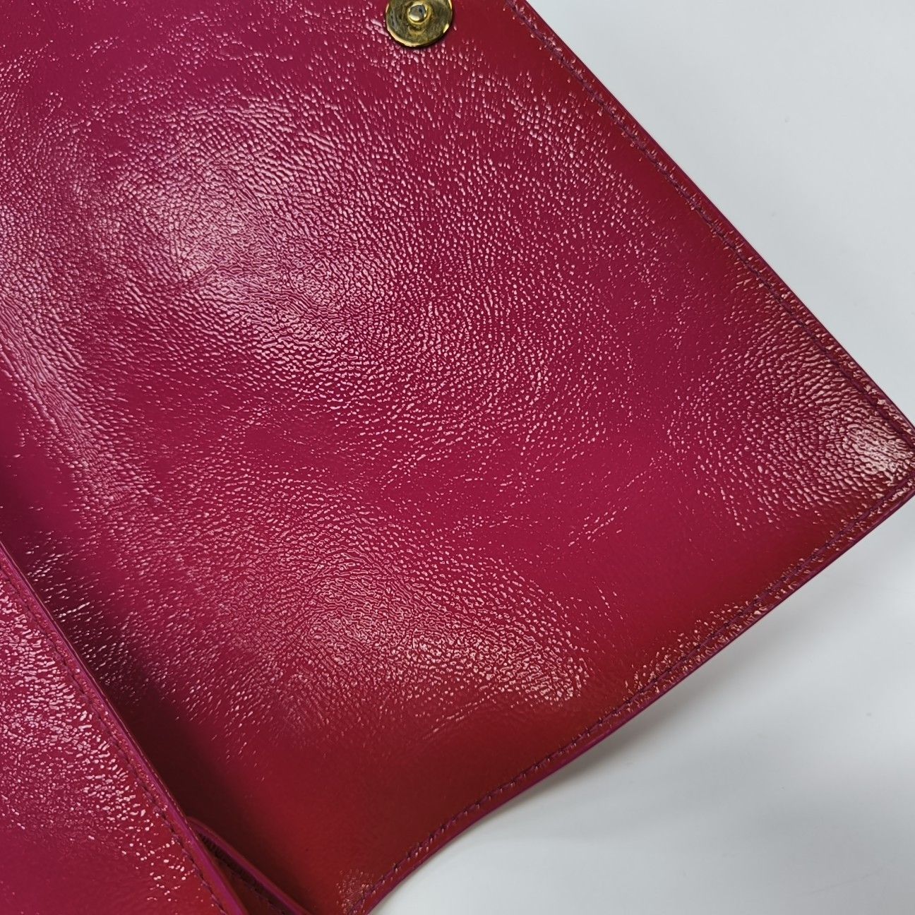 Saint Laurent Paris Saint Laurent Belle Jour Pleated Leather Clutch Size ONE SIZ Size ONE SIZE - 10 Thumbnail