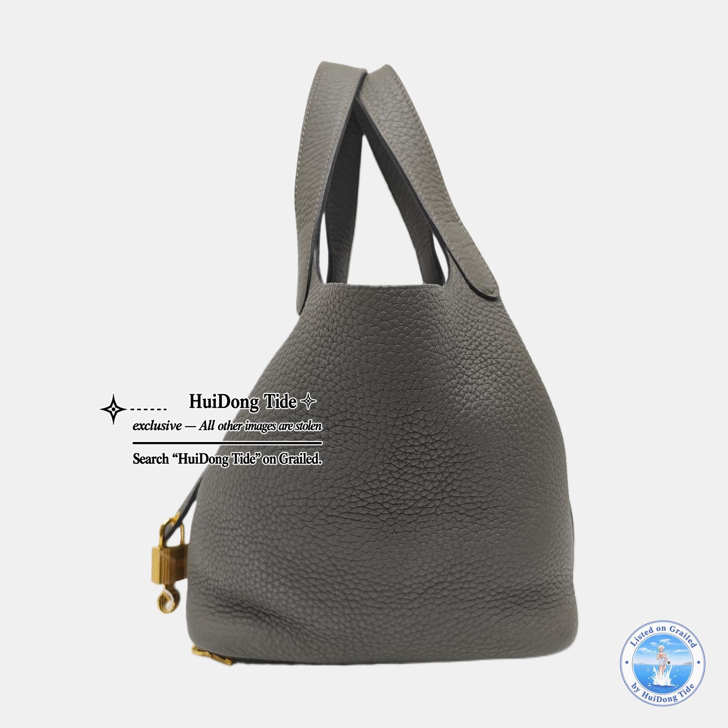 Hermes HERMÈS Picotin Lock 18 Clemence Leather Bag Size ONE SIZE - 3 Thumbnail