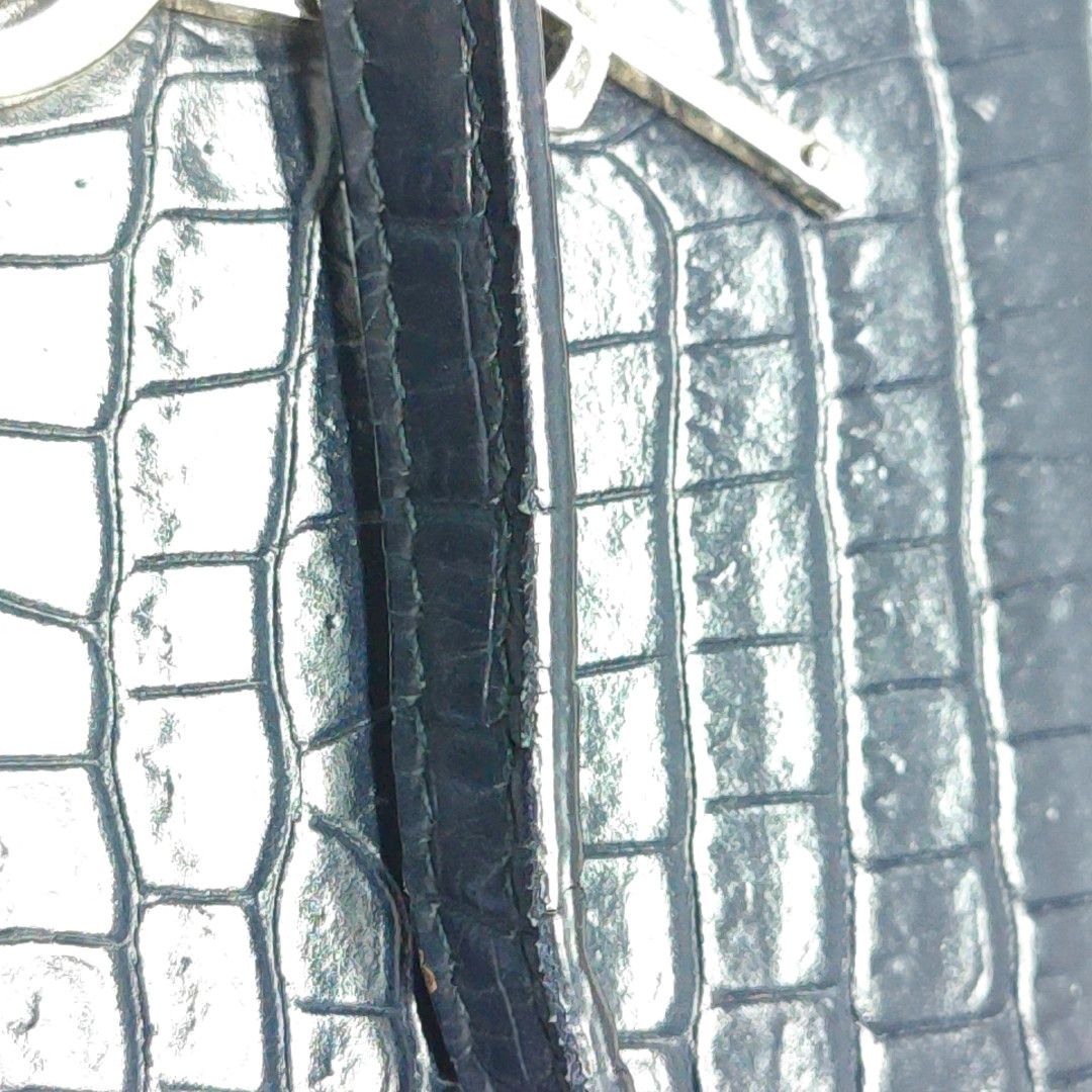Saint Laurent Paris Saint Laurent Kate Crocodile Embossed Shoulder Bag Size ONE SIZE - 14 Thumbnail