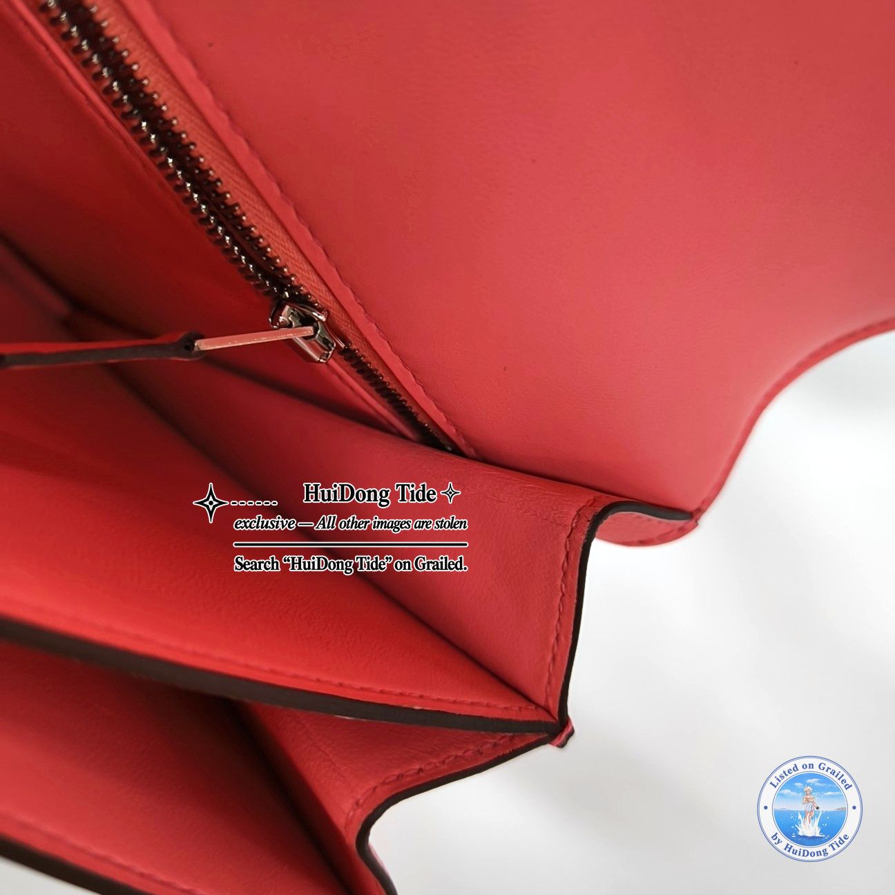 Hermes HERMÈS 2002 20 Evercolor Leather Shoulder Bag Pink Size ONE SIZE - 9 Thumbnail