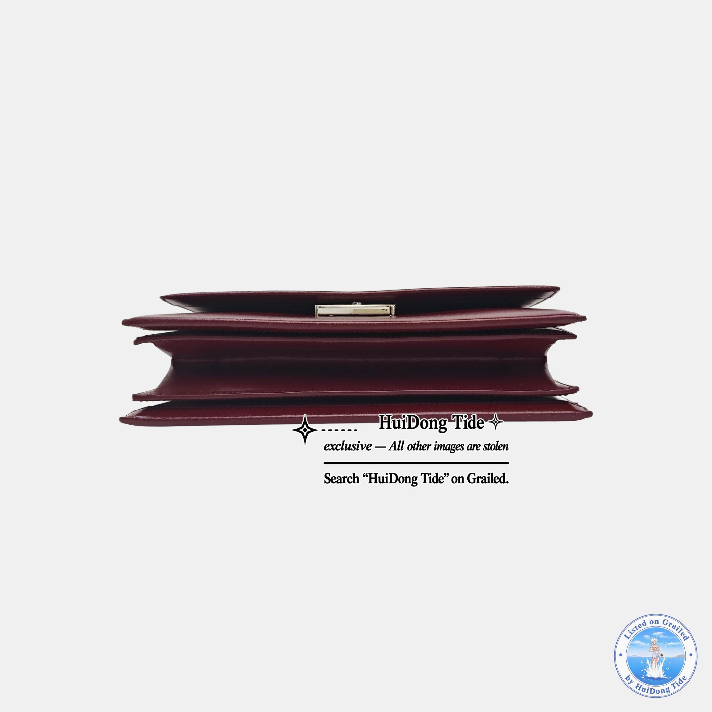 Saint Laurent Paris Saint Laurent Bordeaux Leather Top Handle Bag ONE SIZE Size ONE SIZE - 5 Thumbnail