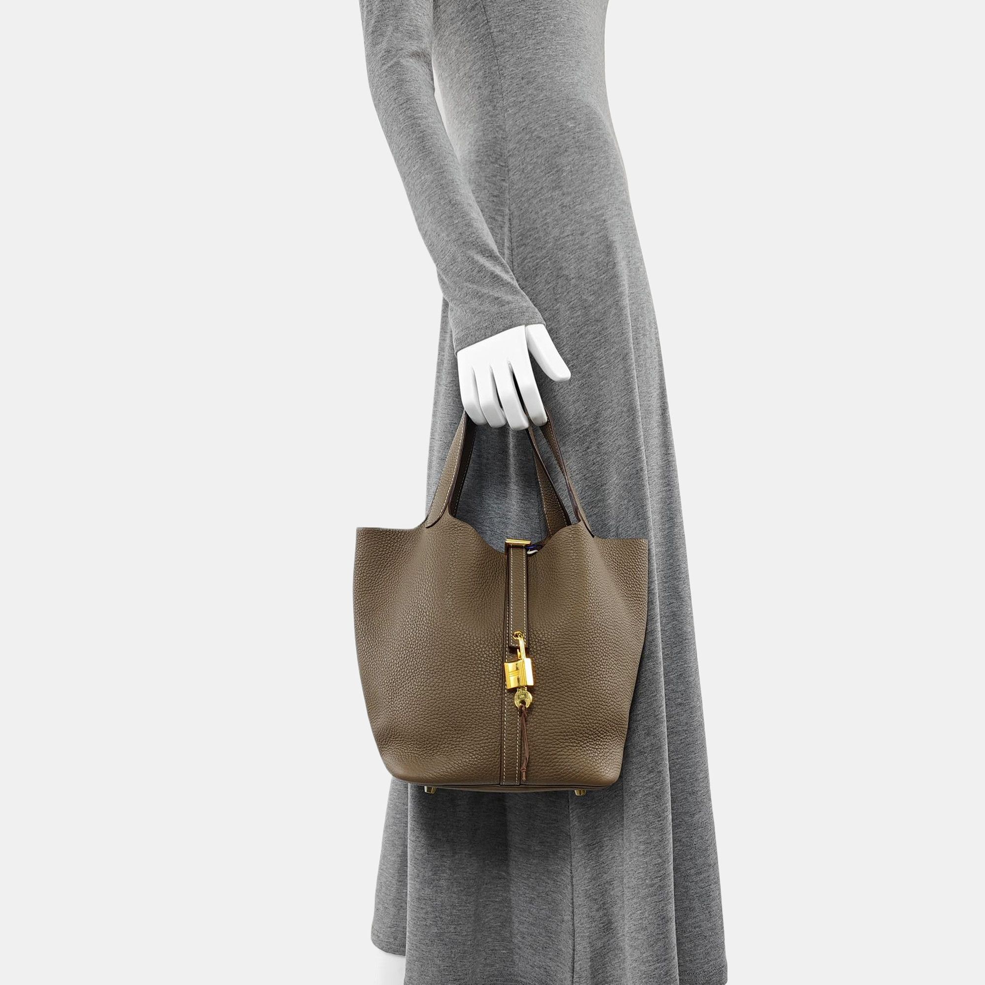 Hermes HERMÈS Picotin Lock Clemence Leather Bag Size ONE SIZE Size ONE SIZE - 2 Thumbnail
