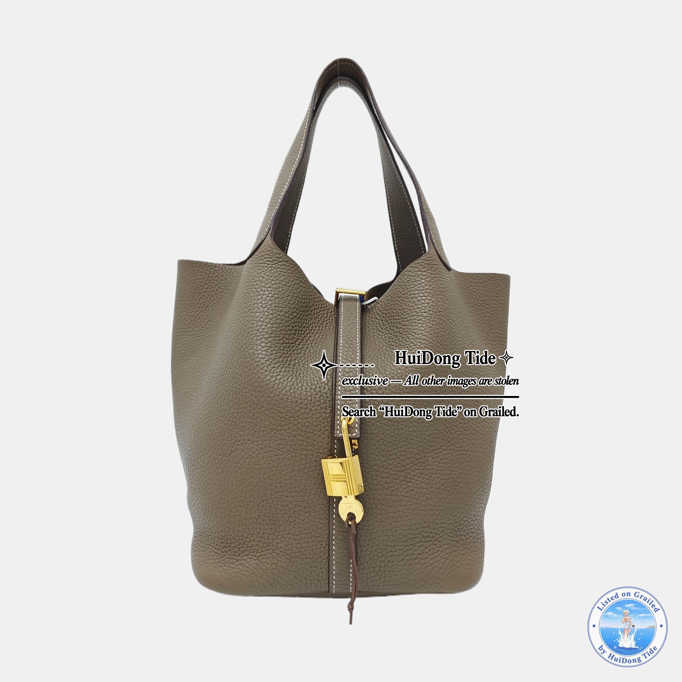 Hermes HERMÈS Picotin Lock Clemence Leather Bag Size ONE SIZE Size ONE SIZE - 7 Thumbnail