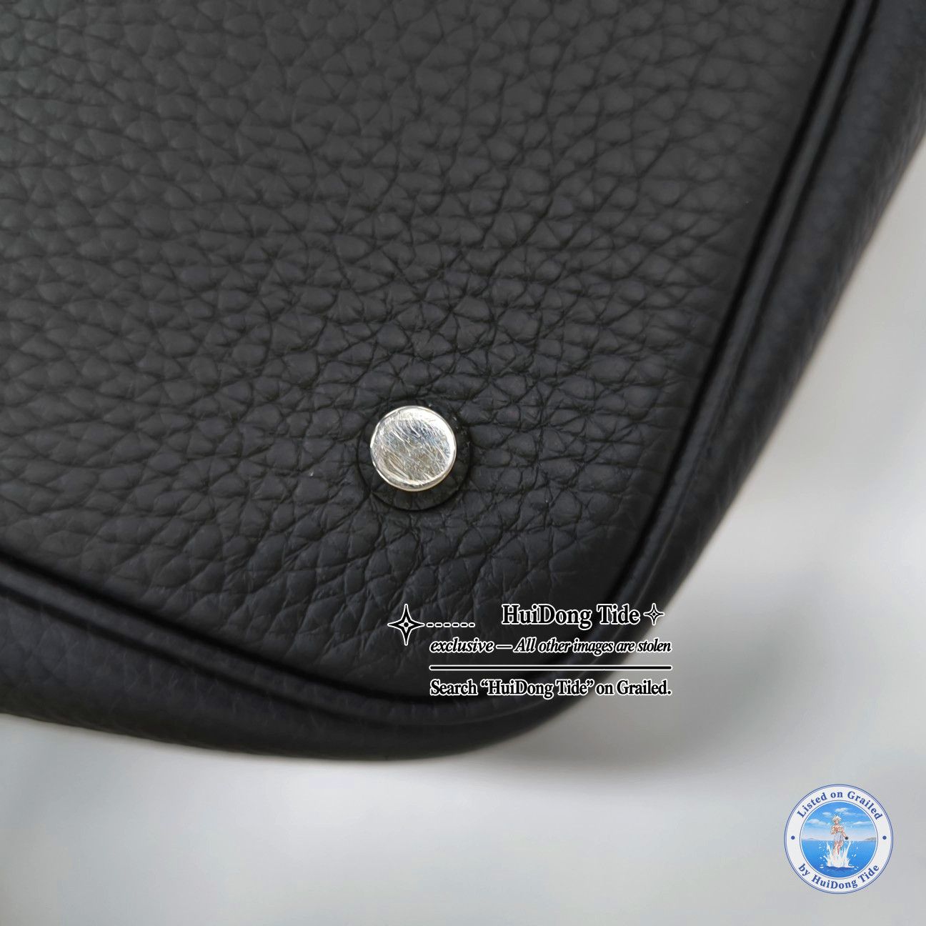 Hermes Hermès Picotin Lock 22 Black Clemence Leather Bag Size ONE SIZE - 9 Thumbnail
