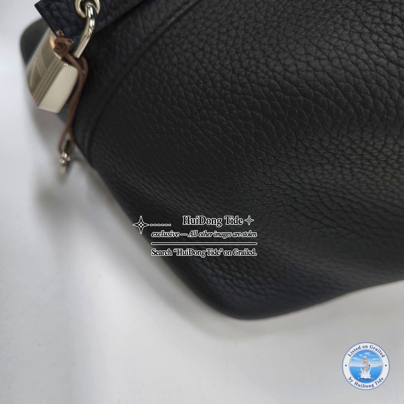 Hermes Hermès Picotin Lock 22 Black Clemence Leather Bag Size ONE SIZE - 8 Thumbnail