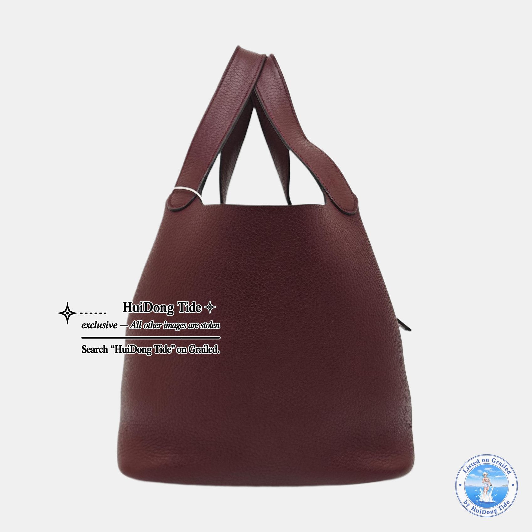 Hermes HERMÈS Picotin Lock 22 Clemence Leather Handbag Size 22 Size ONE SIZE - 4 Thumbnail
