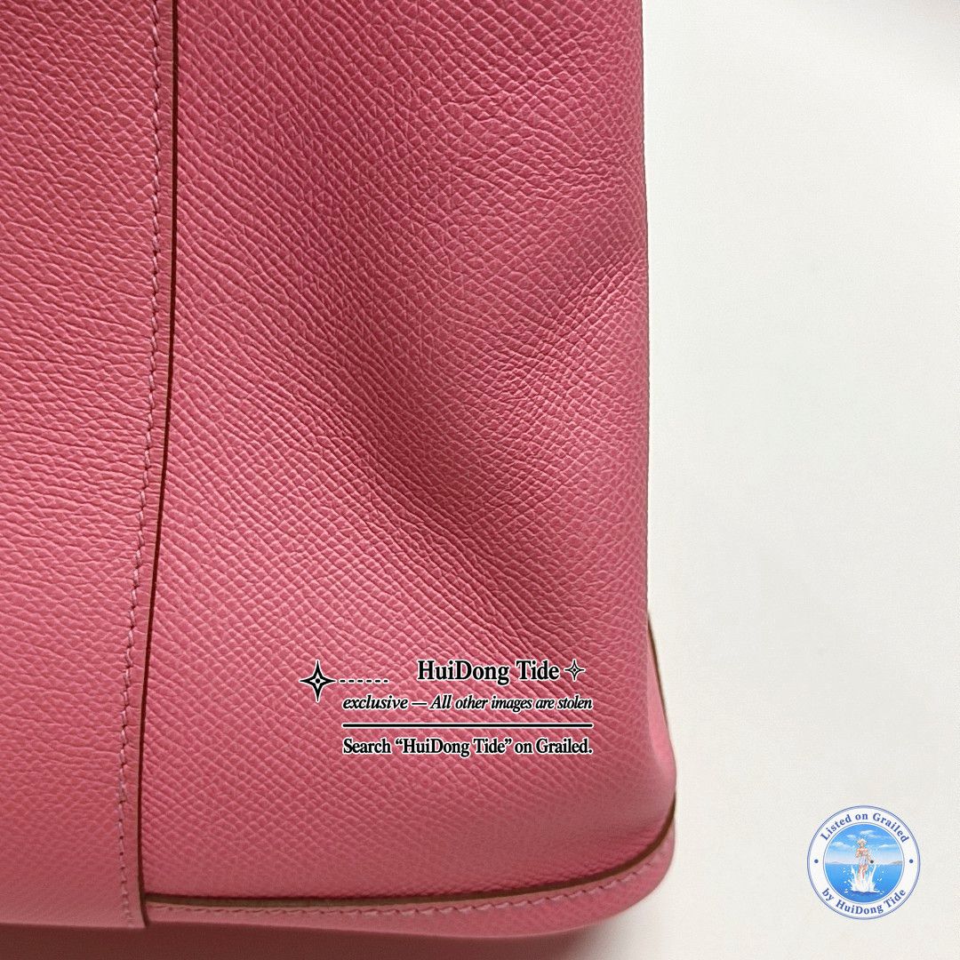Hermes HERMÈS Garden Party 36 Epsom Leather Tote Bag Pink Size ONE SIZE - 8 Thumbnail