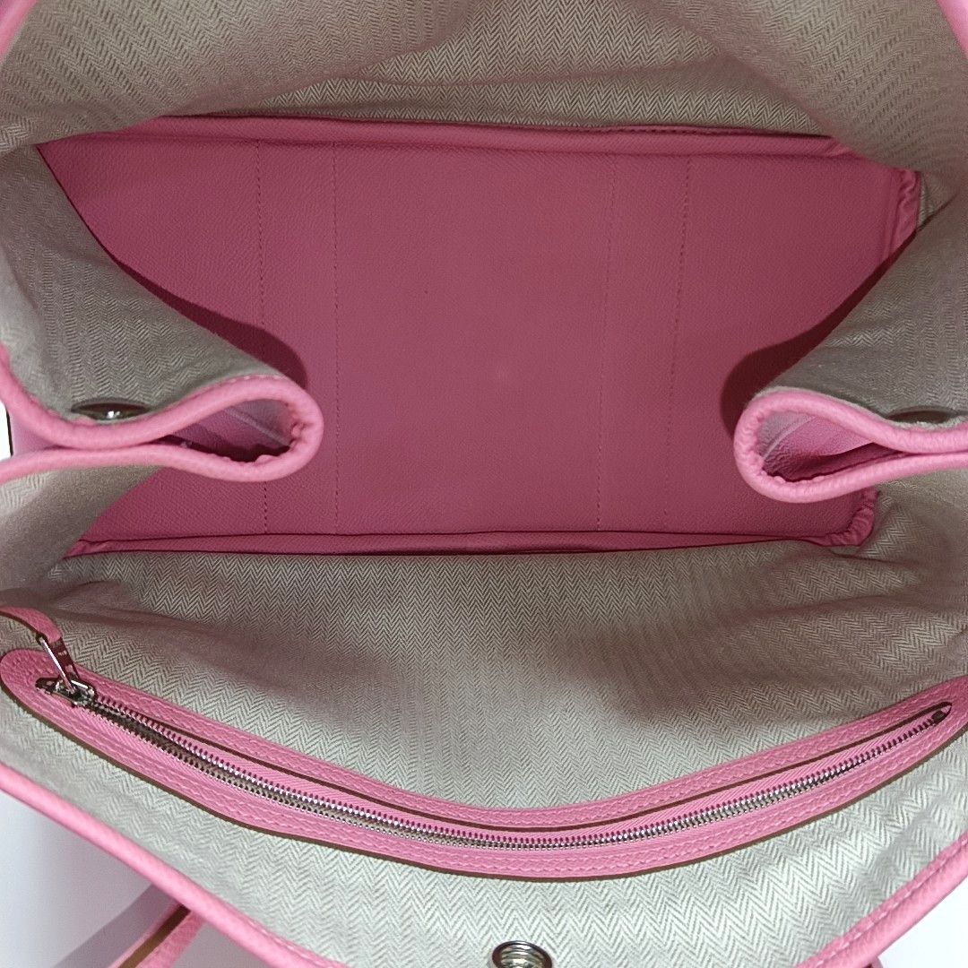 Hermes HERMÈS Garden Party 36 Epsom Leather Tote Bag Pink Size ONE SIZE - 7 Thumbnail