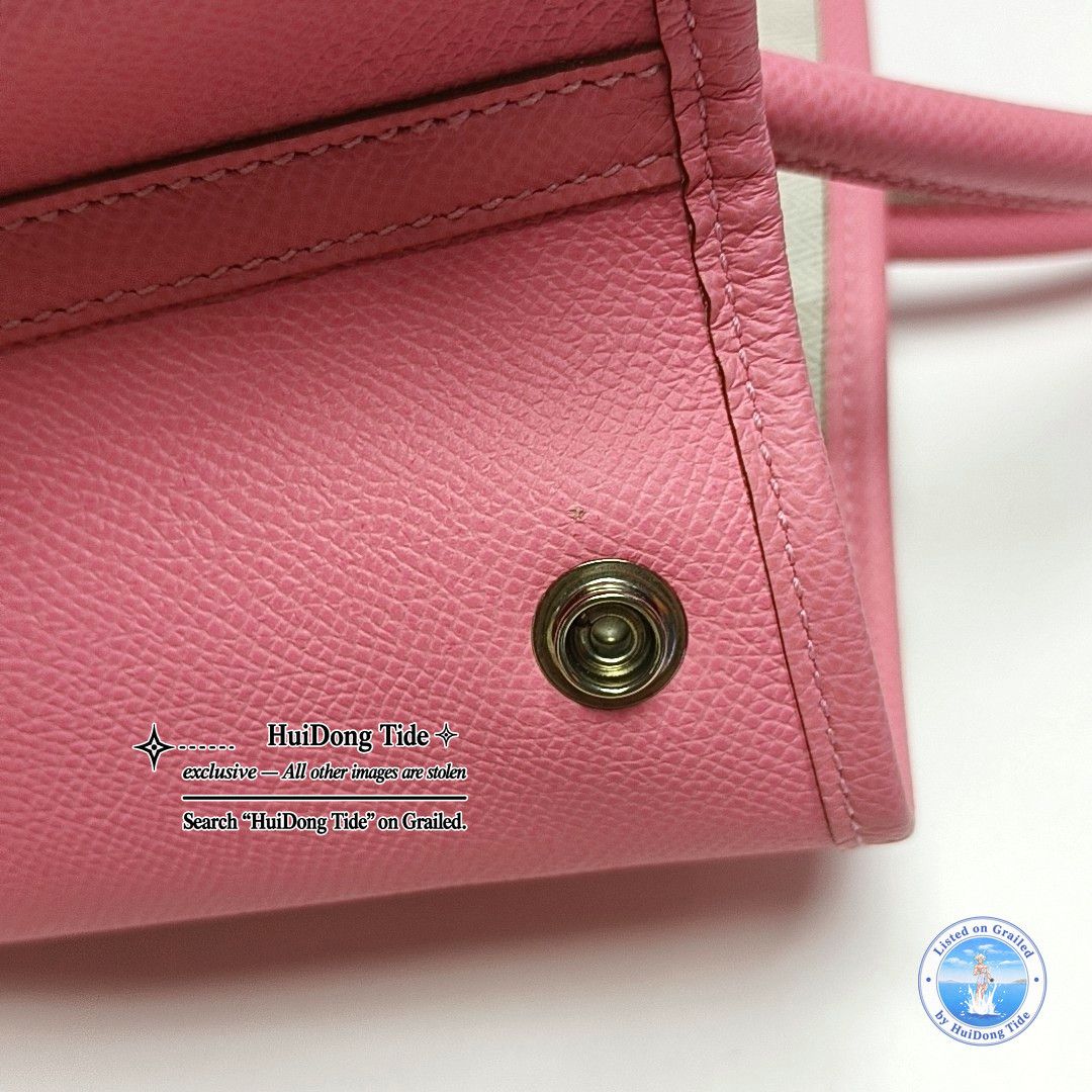 Hermes HERMÈS Garden Party 36 Epsom Leather Tote Bag Pink Size ONE SIZE - 10 Thumbnail