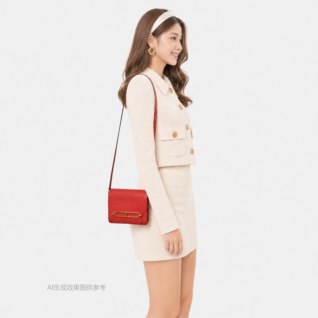 Hermes HERMÈS Roulis 18 Evercolor Leather Shoulder Bag Size ONE SIZE - 2 Thumbnail