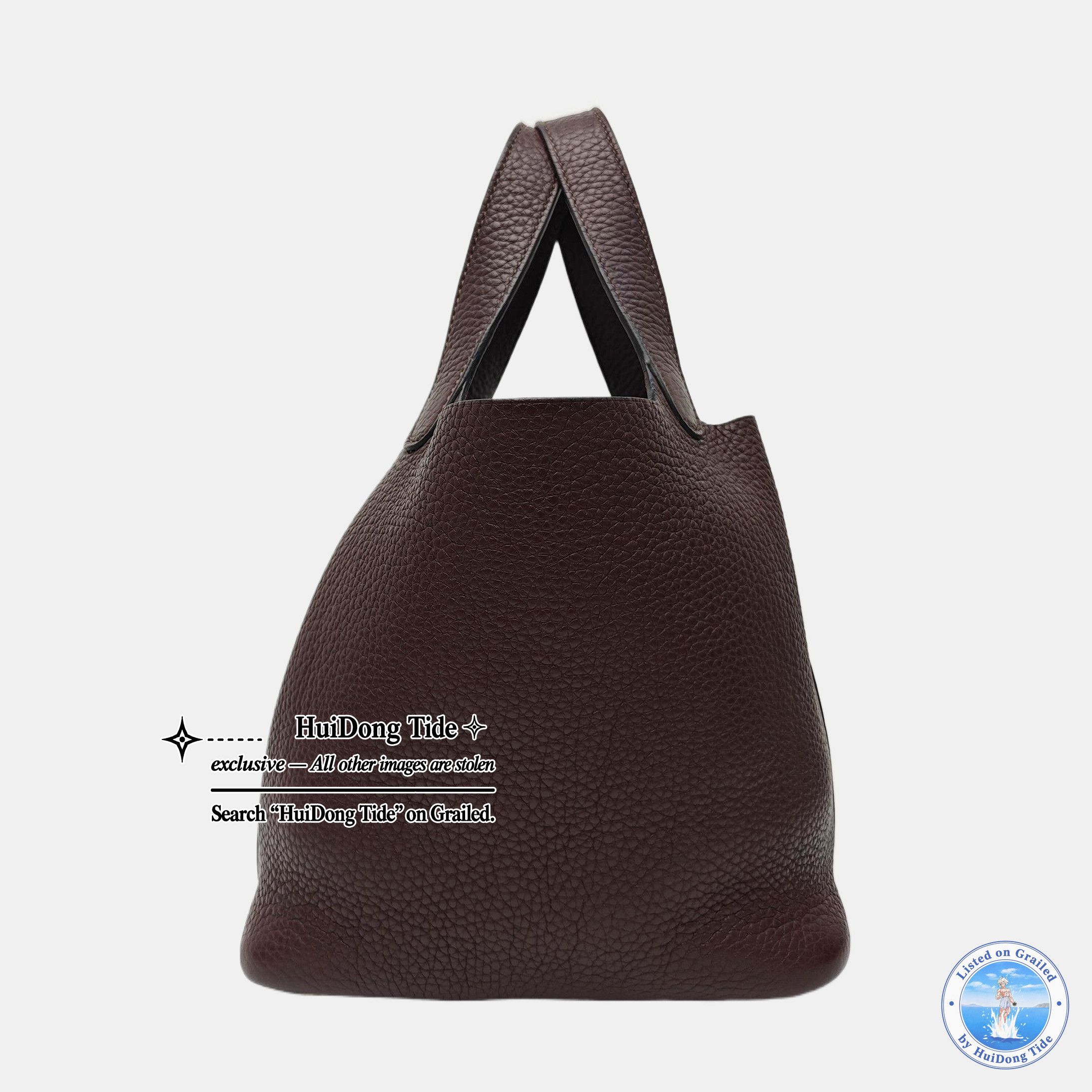 Hermes HERMÈS Picotin Lock Clemence Leather Handle Bag Size ONE SIZE - 3 Thumbnail