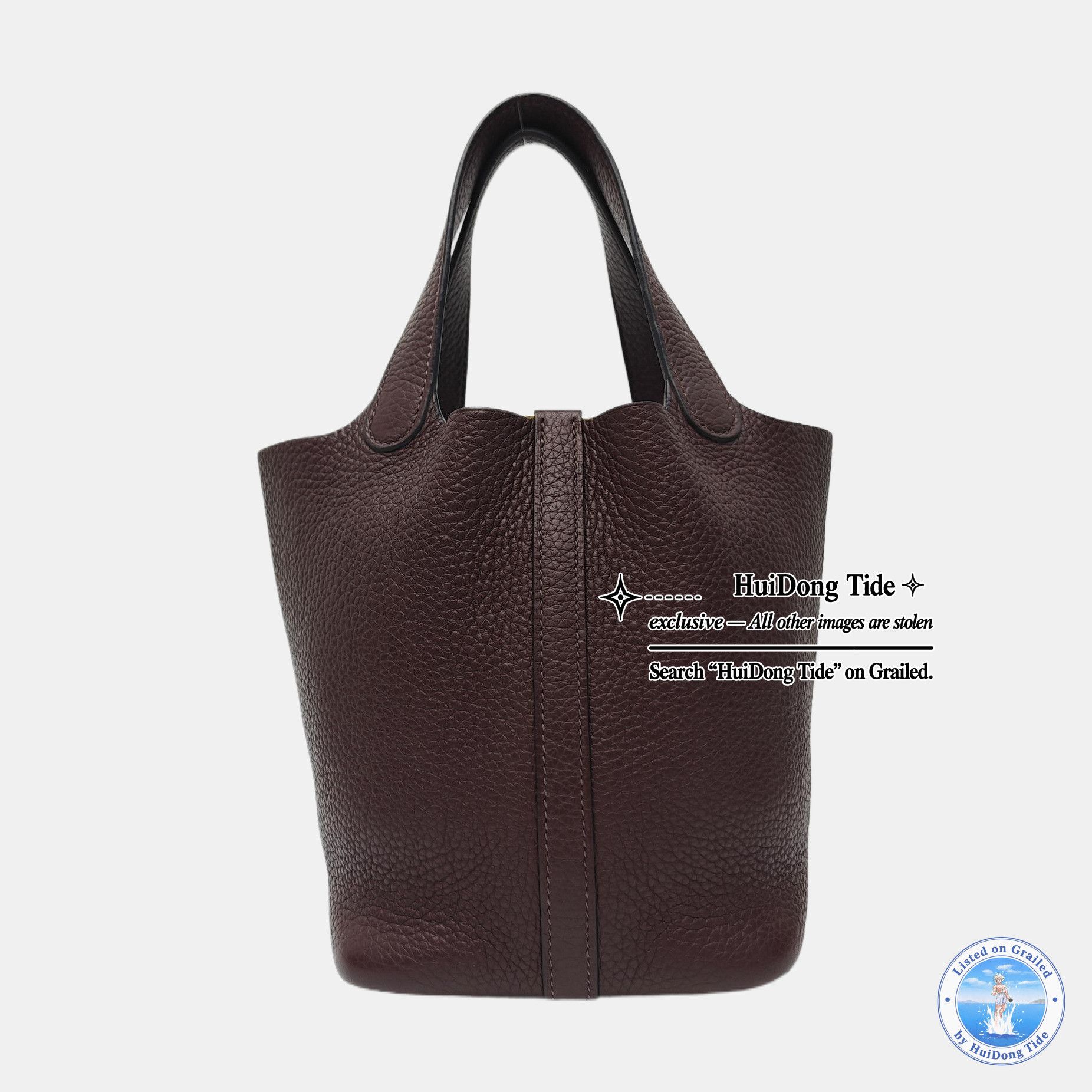 Hermes HERMÈS Picotin Lock Clemence Leather Handle Bag Size ONE SIZE - 5 Thumbnail