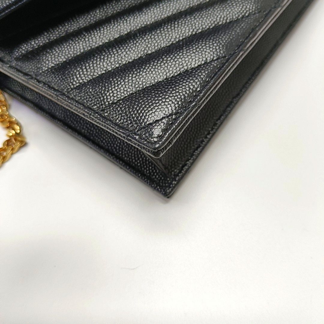 Saint Laurent Paris Saint Laurent Monogram Chevron WOC Bag Size ONE SIZE - 10 Thumbnail