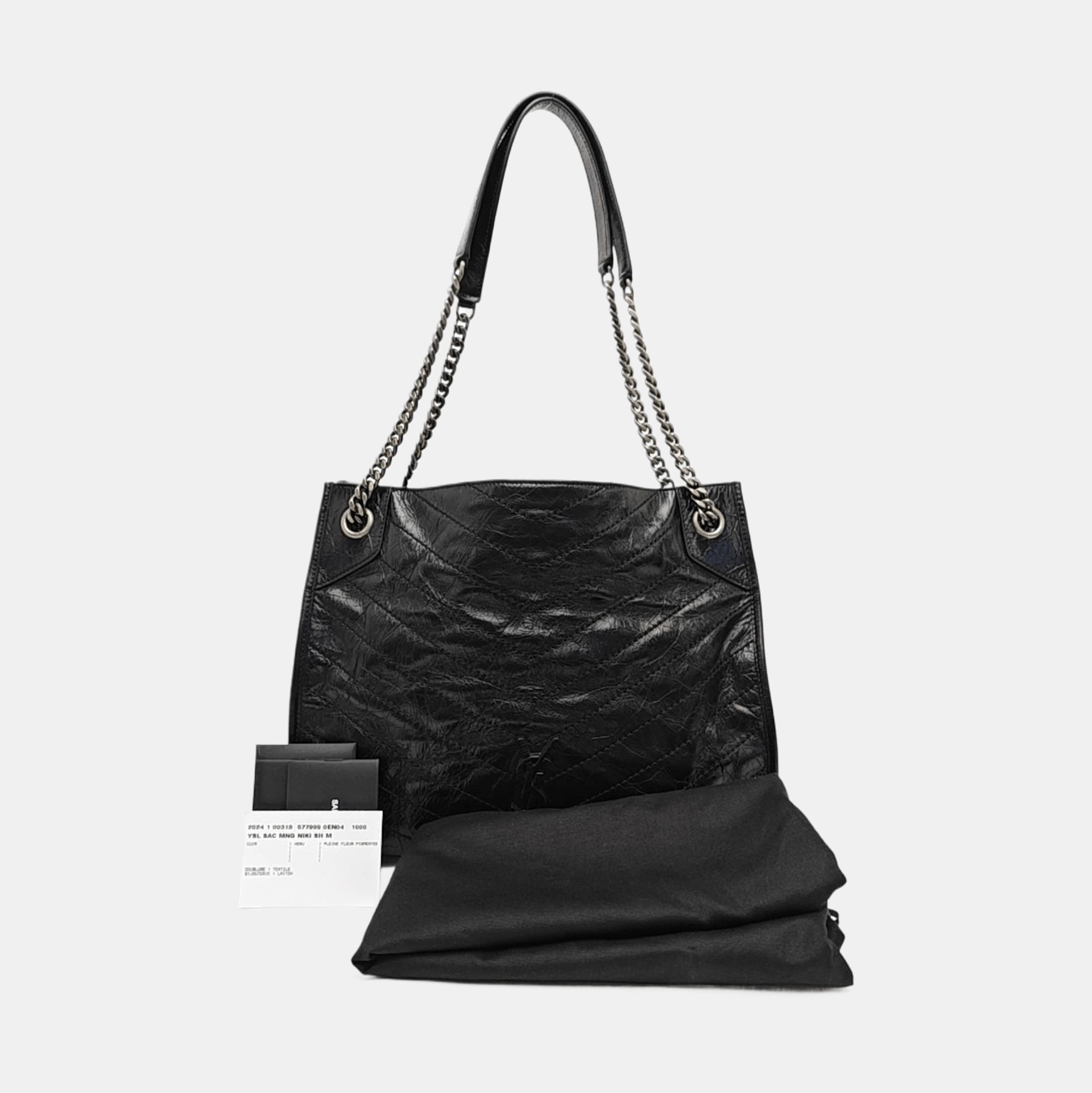 Saint Laurent Paris Saint Laurent Niki Medium Quilted Leather Shoulder Bag Size ONE SIZE - 8 Thumbnail