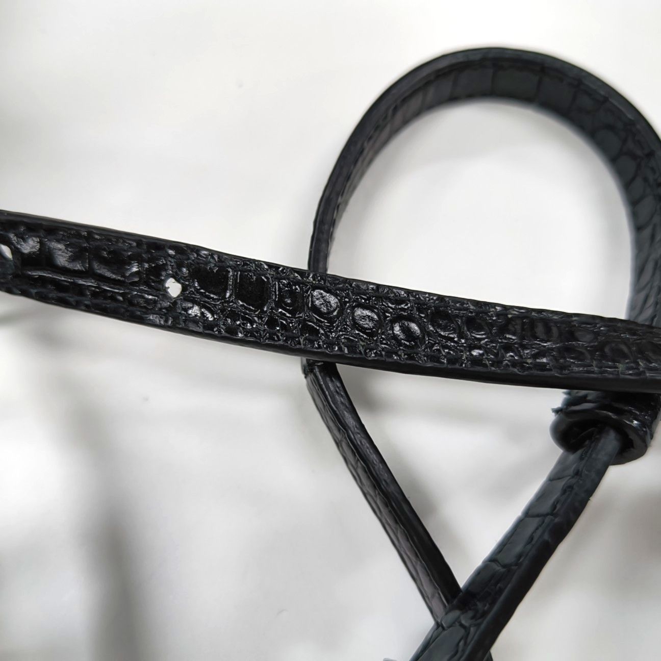 Saint Laurent Paris Saint Laurent Cassandra Croc Embossed Handle Bag Size OS Size ONE SIZE - 10 Thumbnail