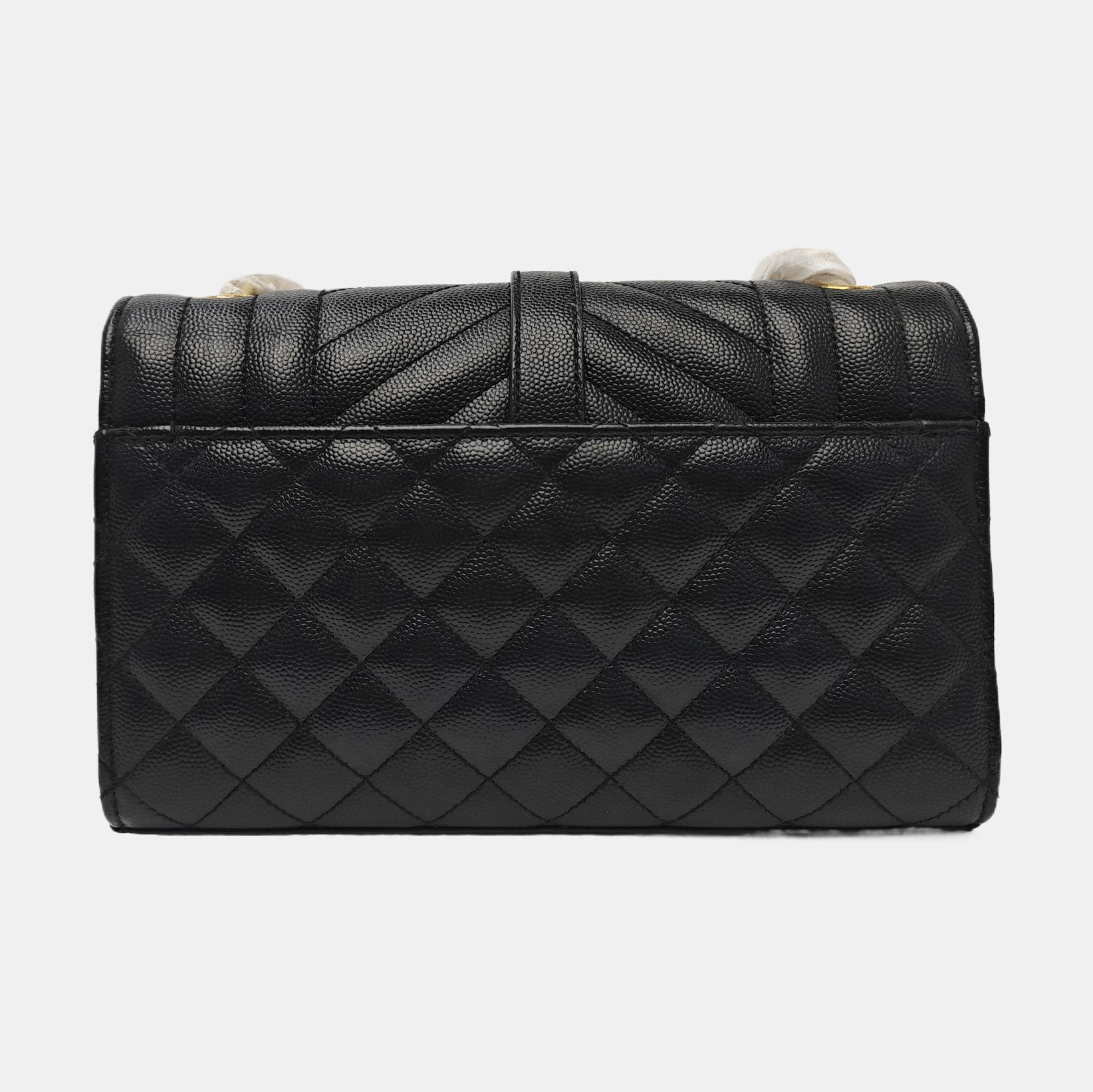Saint Laurent Paris Saint Laurent Monogram Quilted Shoulder Bag Black Size ONE SIZE - 4 Thumbnail
