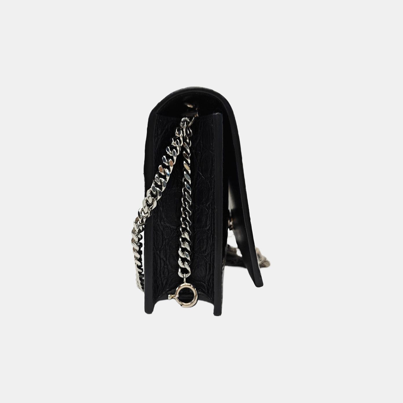 Saint Laurent Paris Saint Laurent Kate Crocodile Embossed WOC Bag Size ONE SIZE - 3 Thumbnail