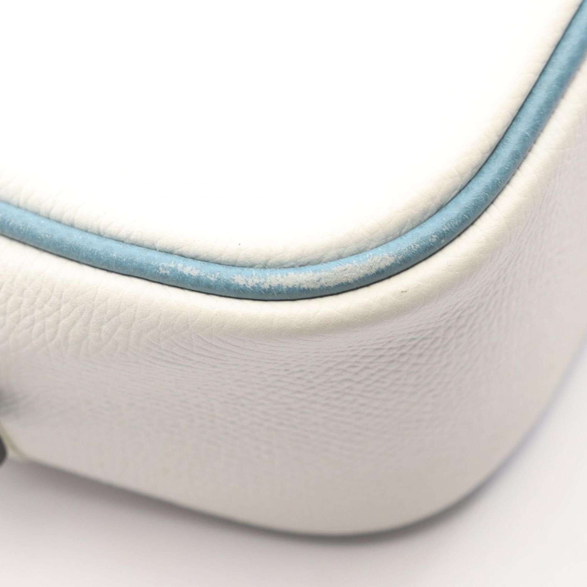 Hermes Hermes Plume Elan 28 Handbag, Leather, Veau Epsom Women's, White Size ONE SIZE - 8 Thumbnail