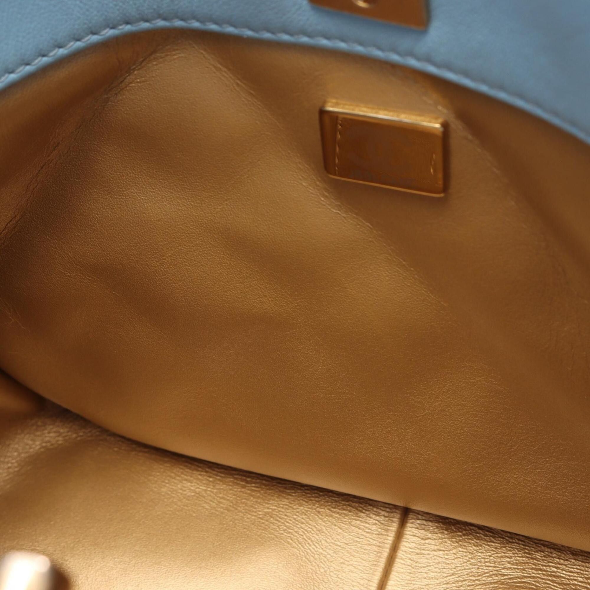 Chanel Chanel Matelassé Small Hobo Bag, Shoulder Handbag, Lambskin Leather, Women's, Blue, AS3259 Size ONE SIZE - 6 Thumbnail