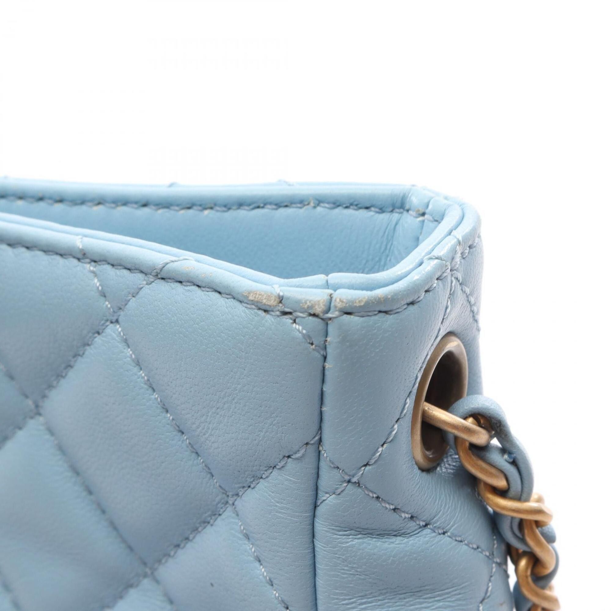 Chanel Chanel Matelassé Small Hobo Bag, Shoulder Handbag, Lambskin Leather, Women's, Blue, AS3259 Size ONE SIZE - 11 Thumbnail
