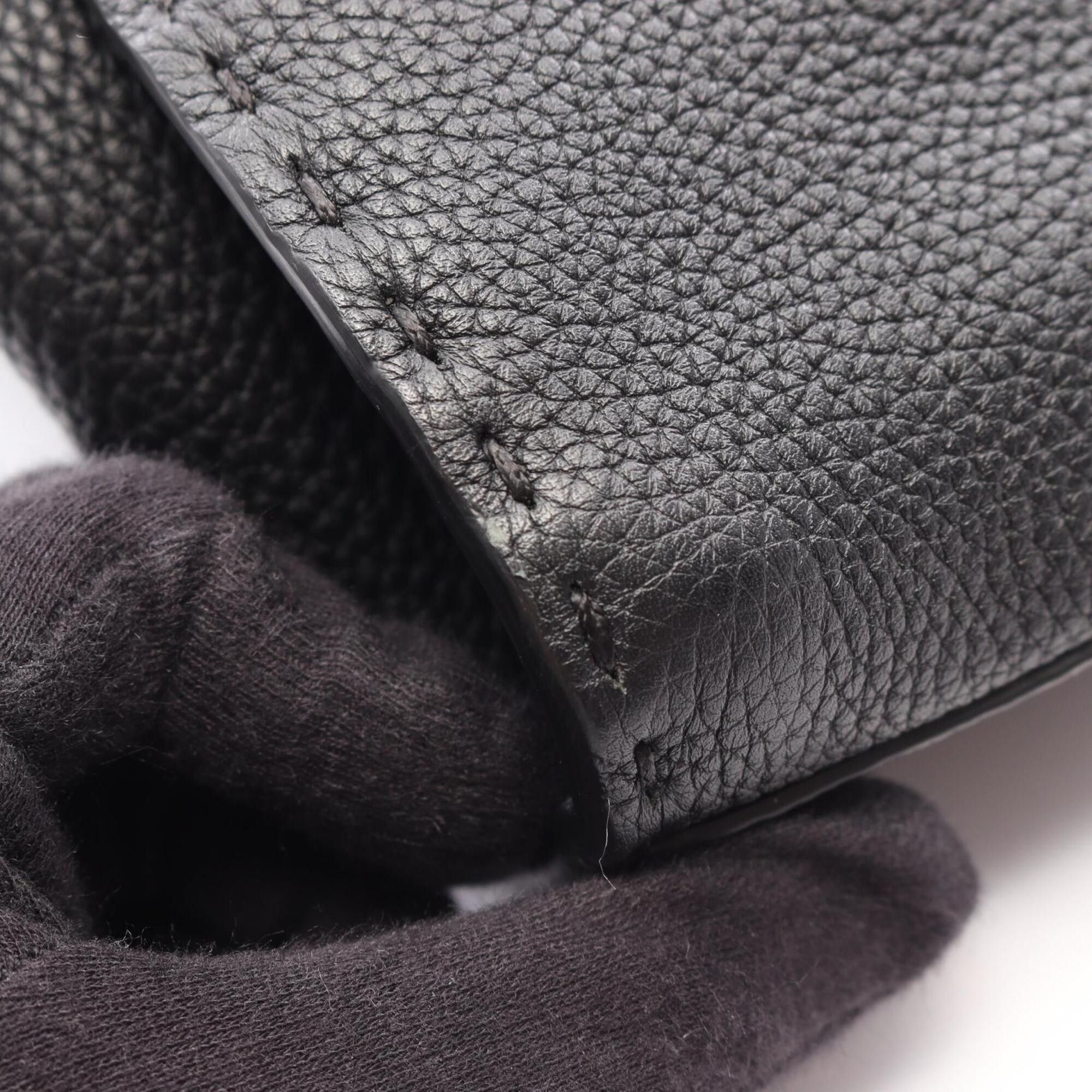 Fendi Fendi Peekaboo Selleria Business Bag Handbag Leather Men's Women's Black 7VA388 Size ONE SIZE - 8 Thumbnail