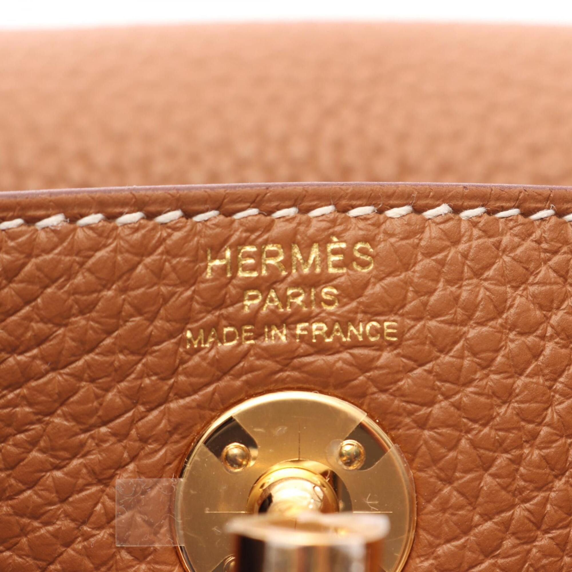 Hermes Hermes Lindy Mini Shoulder Bag/Handbag, Leather, Taurillon Clemence, Brown Tone Size ONE SIZE - 4 Thumbnail