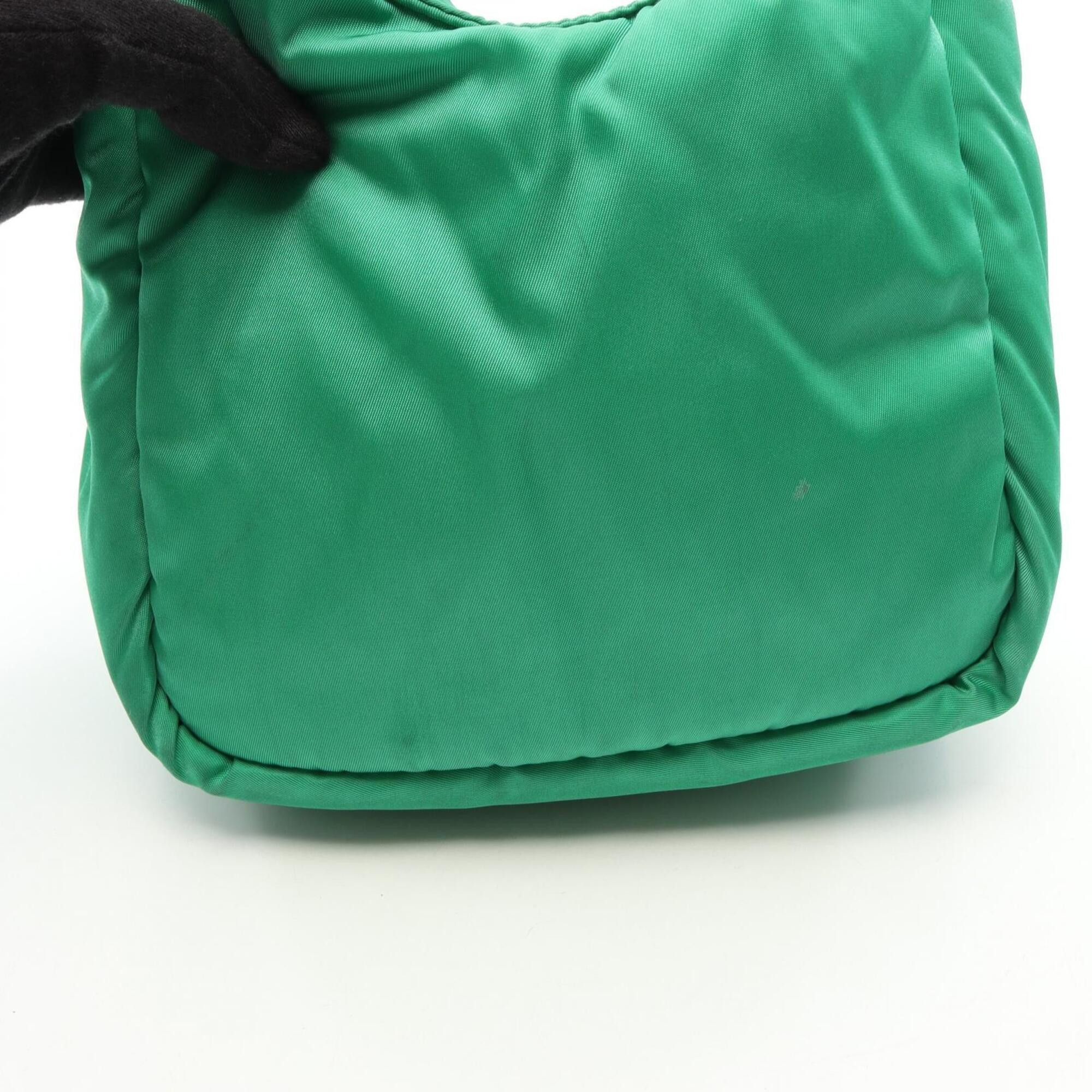 Prada Prada Padded 2-Way Handbag, Nylon, Women's, Green, 1BA359 Size ONE SIZE - 6 Thumbnail