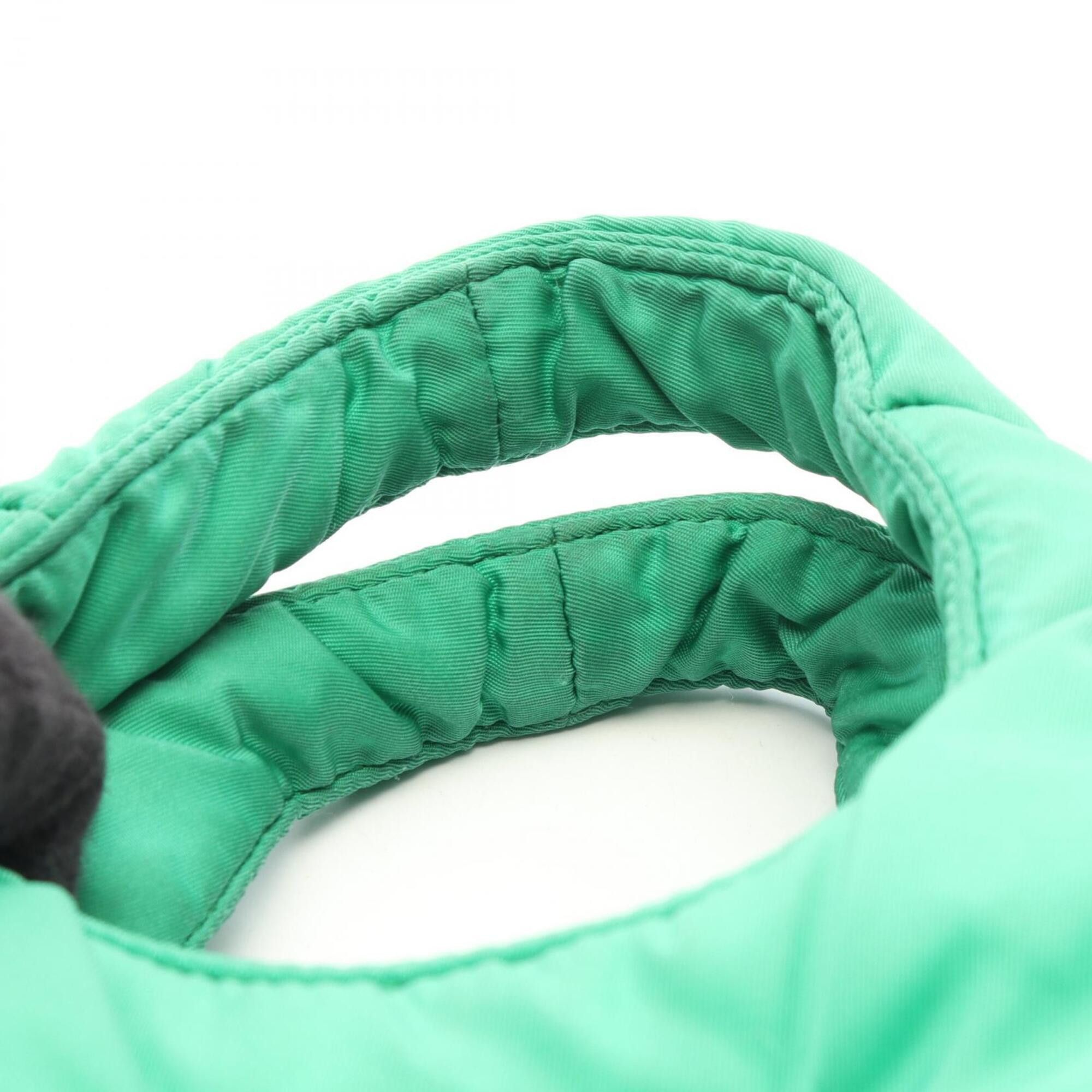 Prada Prada Padded 2-Way Handbag, Nylon, Women's, Green, 1BA359 Size ONE SIZE - 12 Thumbnail