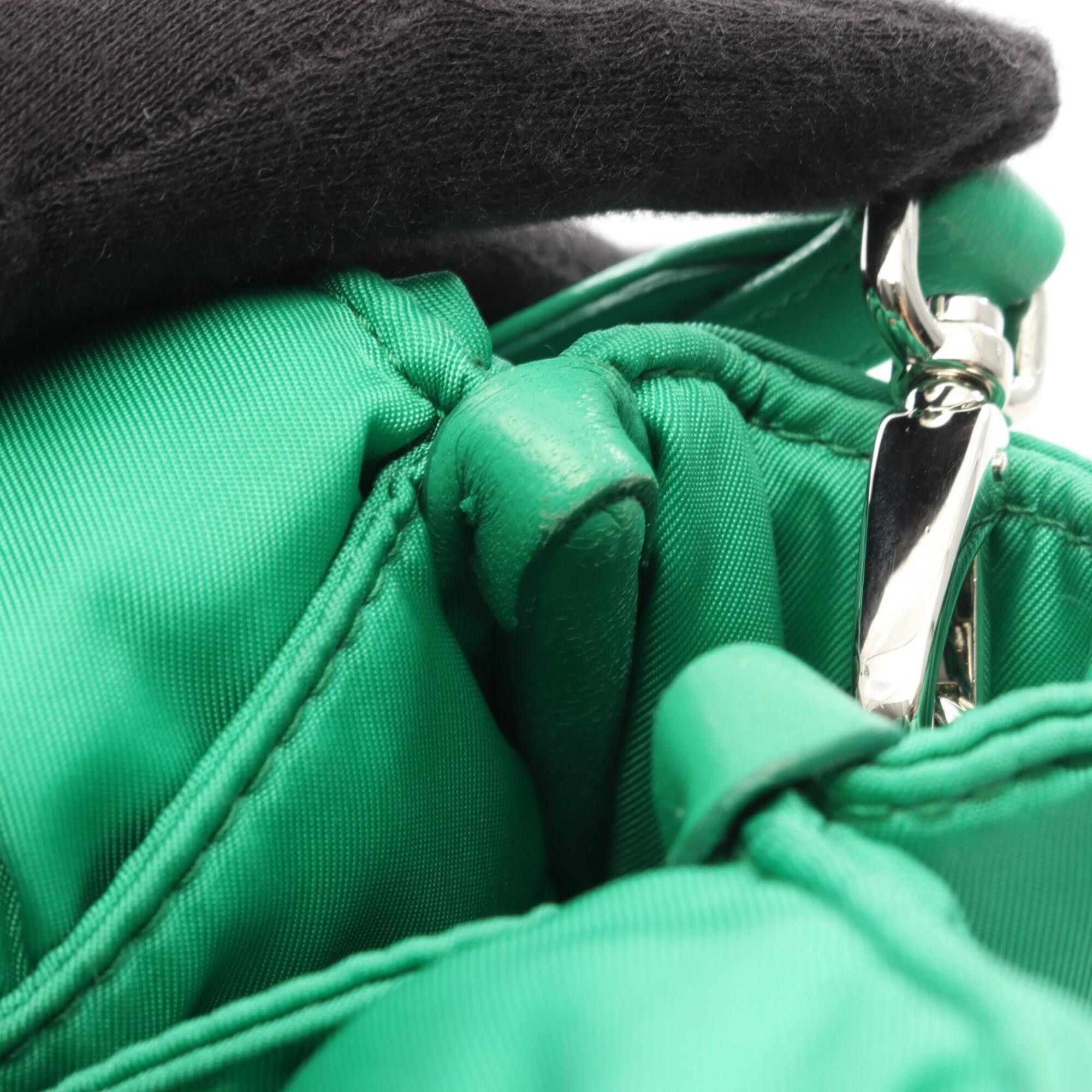 Prada Prada Padded 2-Way Handbag, Nylon, Women's, Green, 1BA359 Size ONE SIZE - 11 Thumbnail