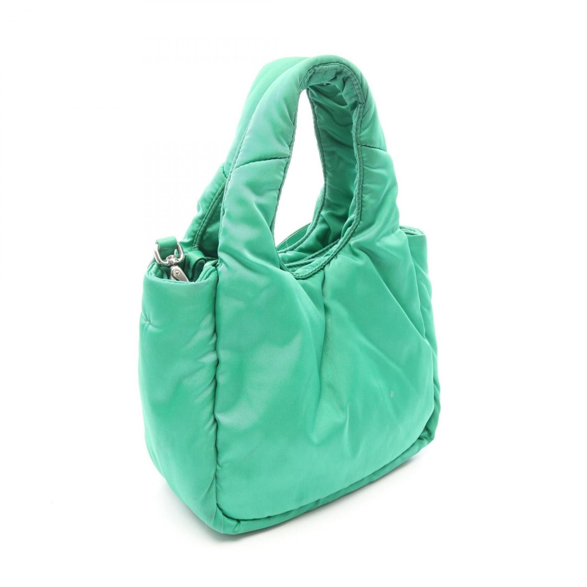 Prada Prada Padded 2-Way Handbag, Nylon, Women's, Green, 1BA359 Size ONE SIZE - 2 Thumbnail