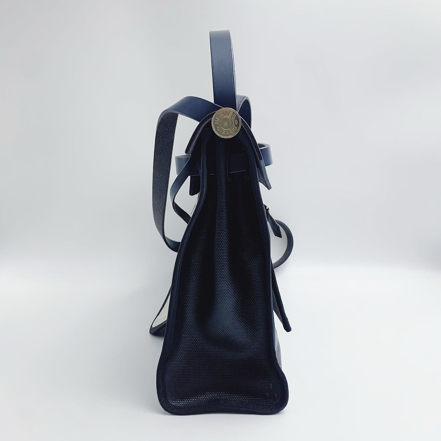 Hermes Hermès Herbag 31 Canvas Leather Handle Bag Size ONE SIZE - 7 Thumbnail