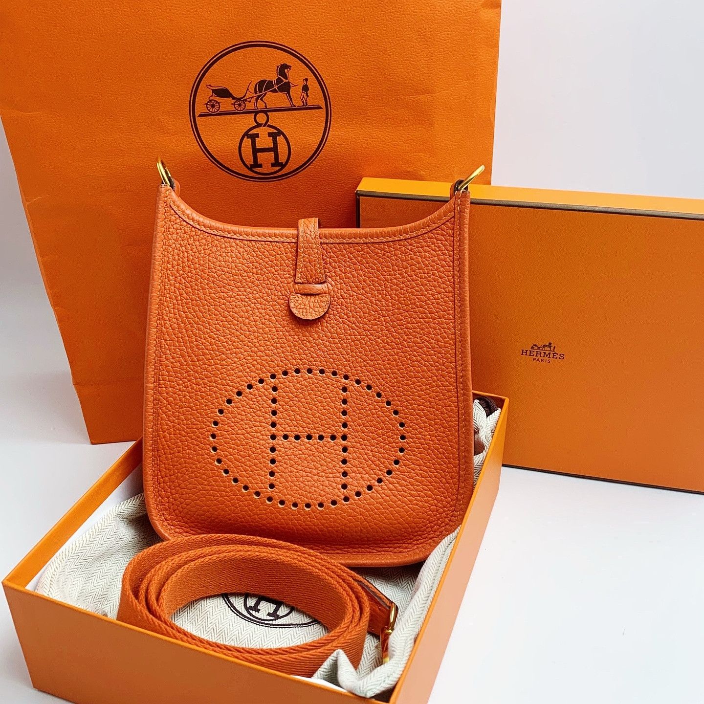 Hermes Hermès Evelyne 16 TPM Leather Crossbody Bag Size ONE SIZE - 6 Thumbnail