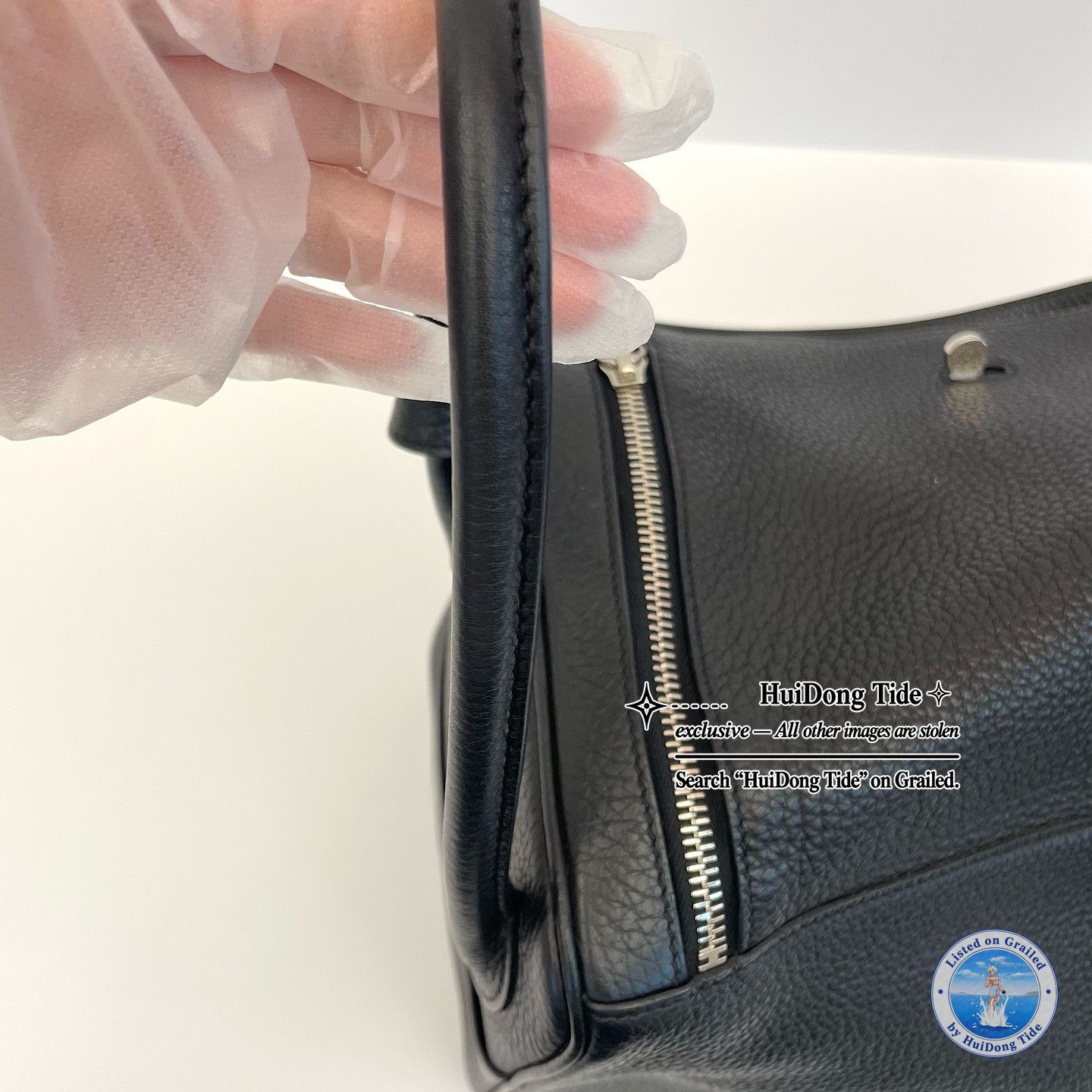 Hermes Hermès Lindy 34 Taurillon Clemence Leather Handle Bag Size ONE SIZE - 16 Thumbnail