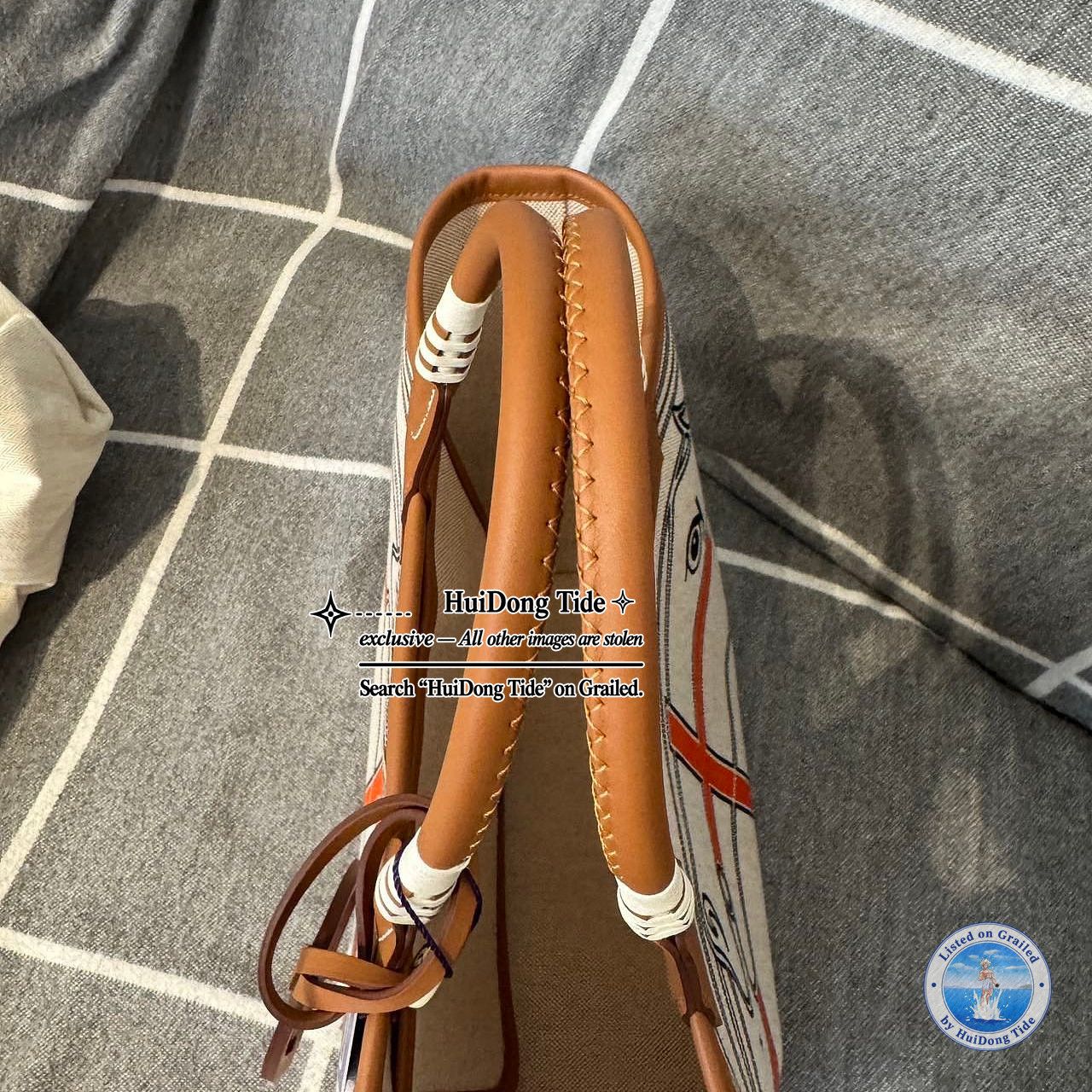 Hermes Hermès Steeple 25 Horse Print Canvas Tote Bag Size ONE SIZE - 17 Thumbnail
