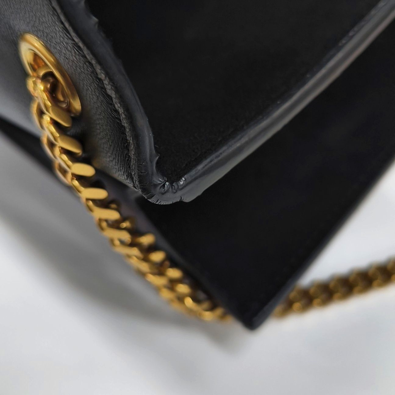 Saint Laurent Paris Saint Laurent Kate Palm Suede Shoulder Bag Size ONE SIZE - 9 Thumbnail
