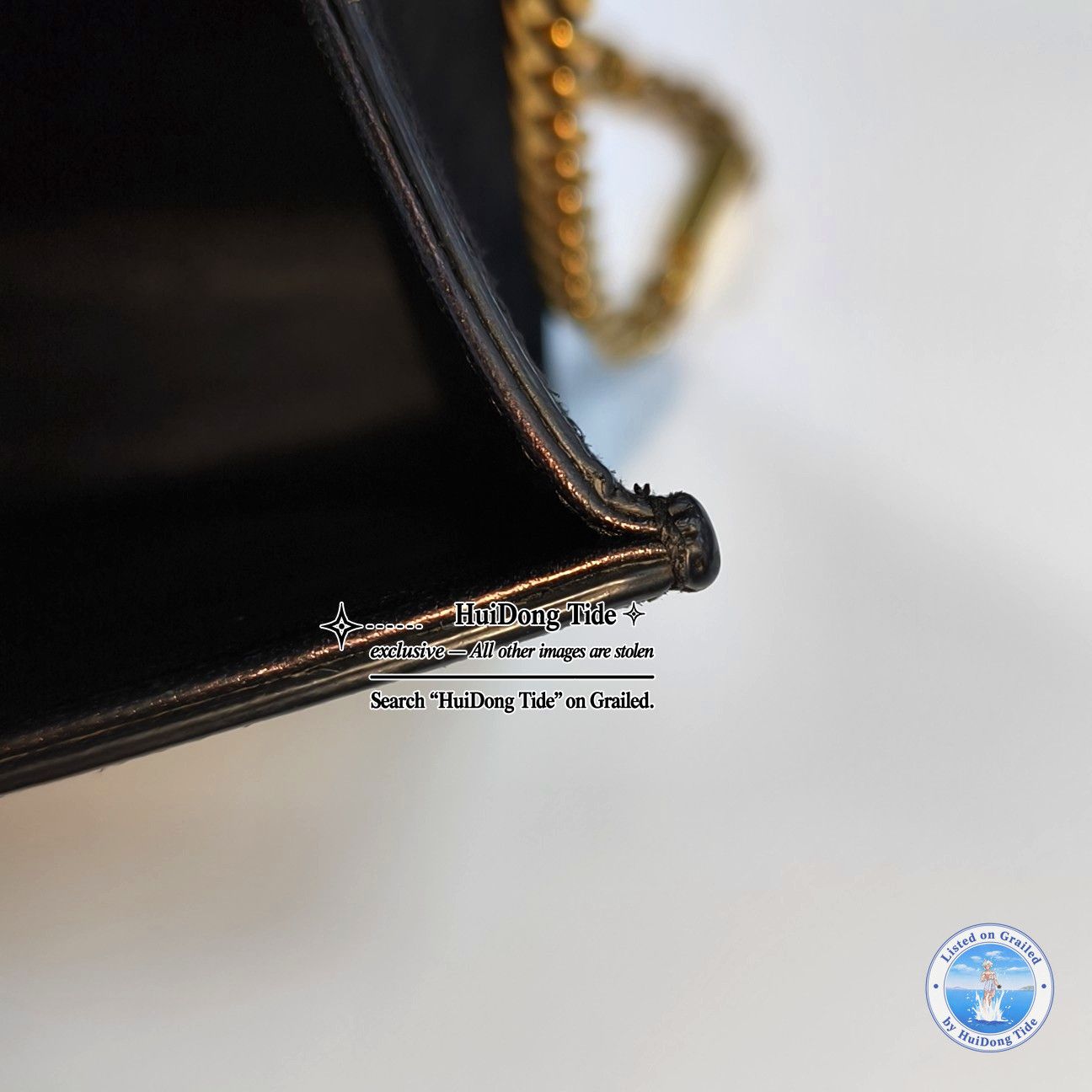 Saint Laurent Paris Saint Laurent Kate Palm Suede Shoulder Bag Size ONE SIZE - 14 Thumbnail