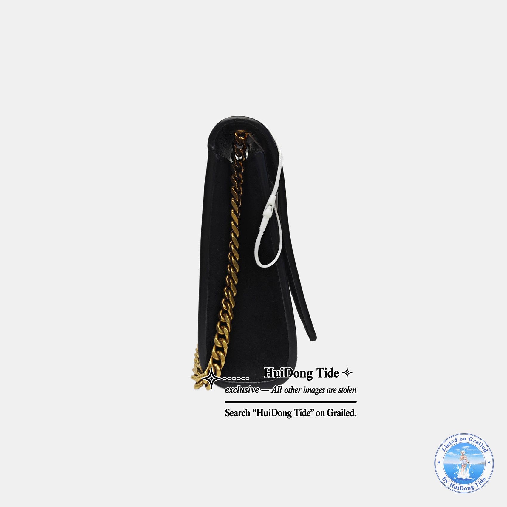 Saint Laurent Paris Saint Laurent Kate Palm Suede Shoulder Bag Size ONE SIZE - 3 Thumbnail