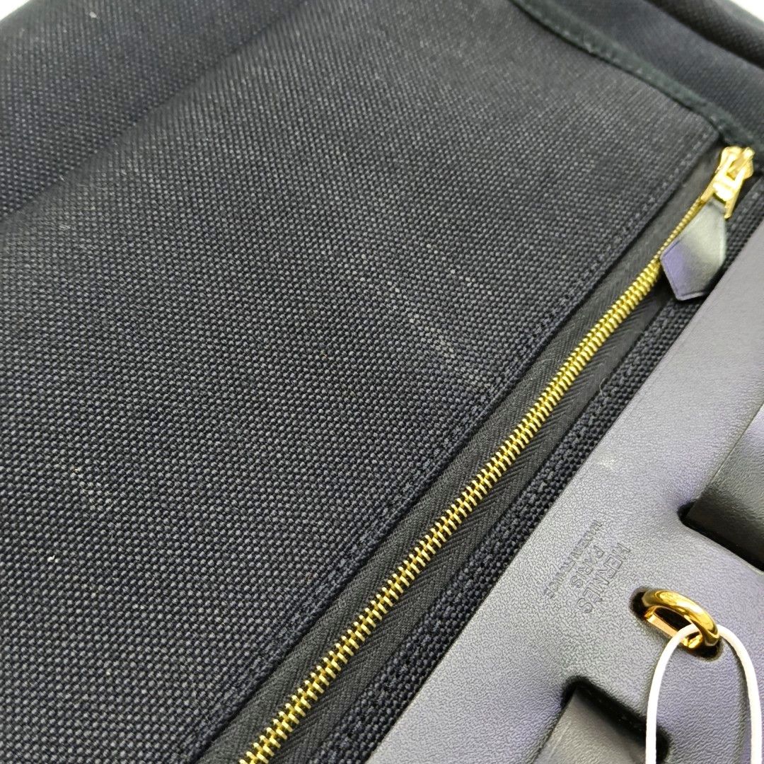 Hermes HERMÈS Herbag 31 Black Canvas Handle Bag Size ONE SIZE - 11 Thumbnail