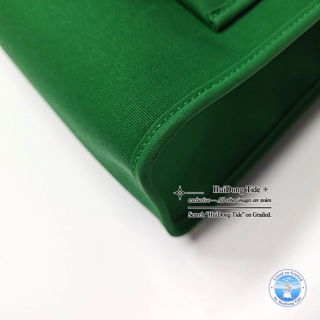 Hermes HERMÈS Bamboo Green Canvas Herbag 31 Size ONE SIZE - 17 Thumbnail