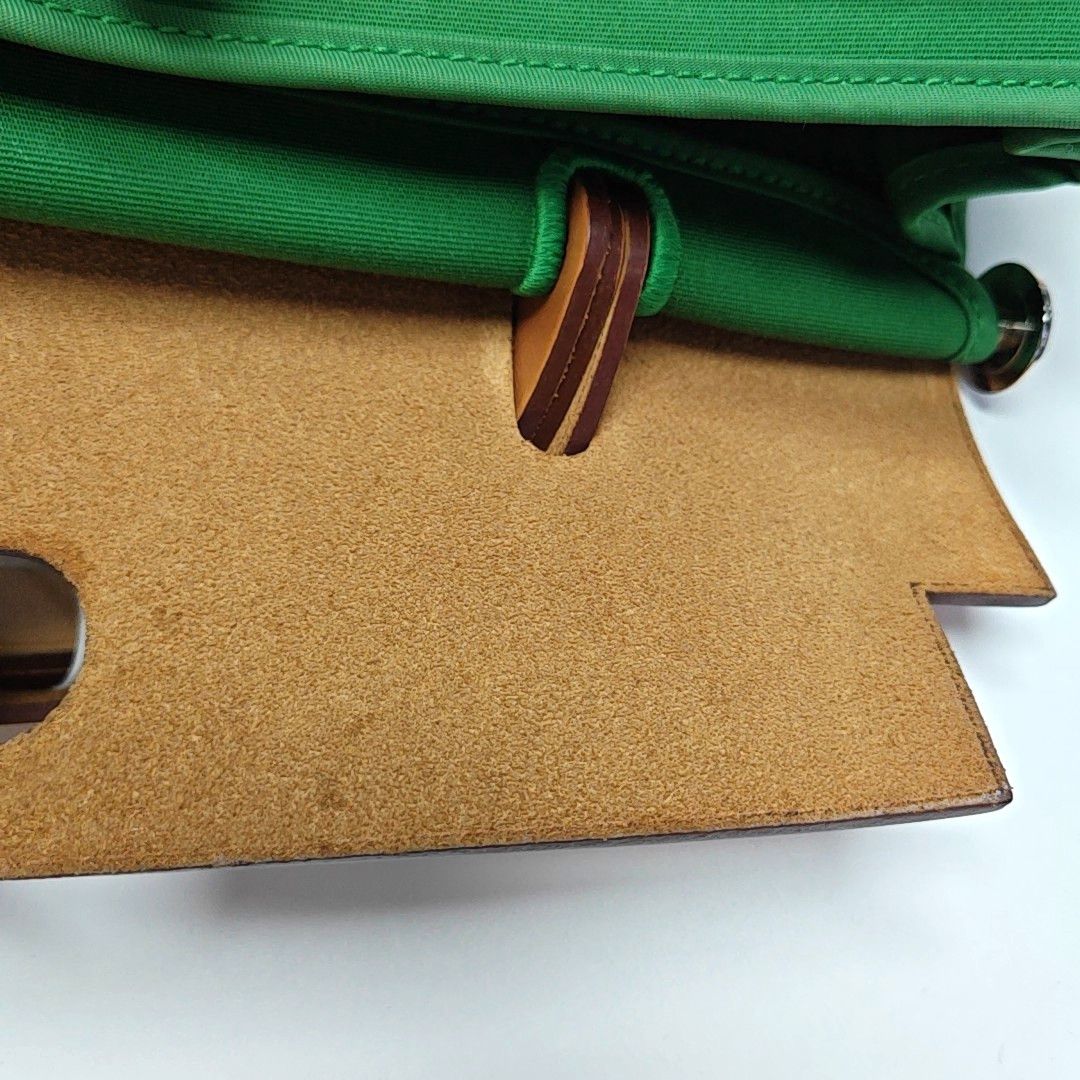 Hermes HERMÈS Bamboo Green Canvas Herbag 31 Size ONE SIZE - 11 Thumbnail