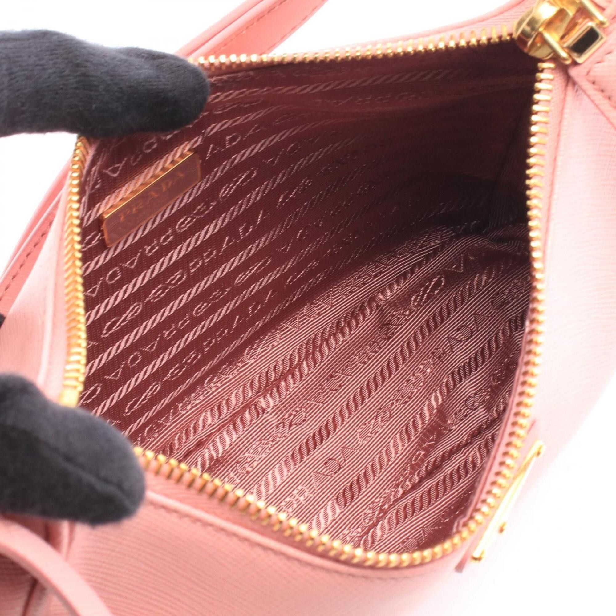 Prada Prada SAFFIANO LUX Shoulder Bag/Handbag, Saffiano Leather, Women's, Pink Size ONE SIZE - 3 Thumbnail