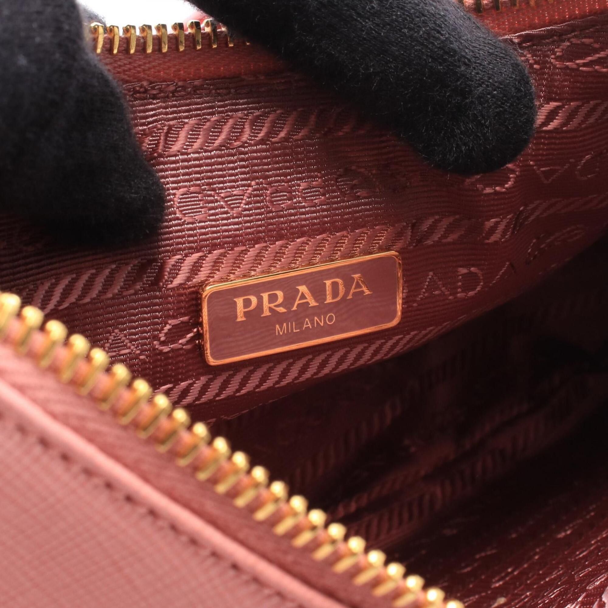 Prada Prada SAFFIANO LUX Shoulder Bag/Handbag, Saffiano Leather, Women's, Pink Size ONE SIZE - 4 Thumbnail