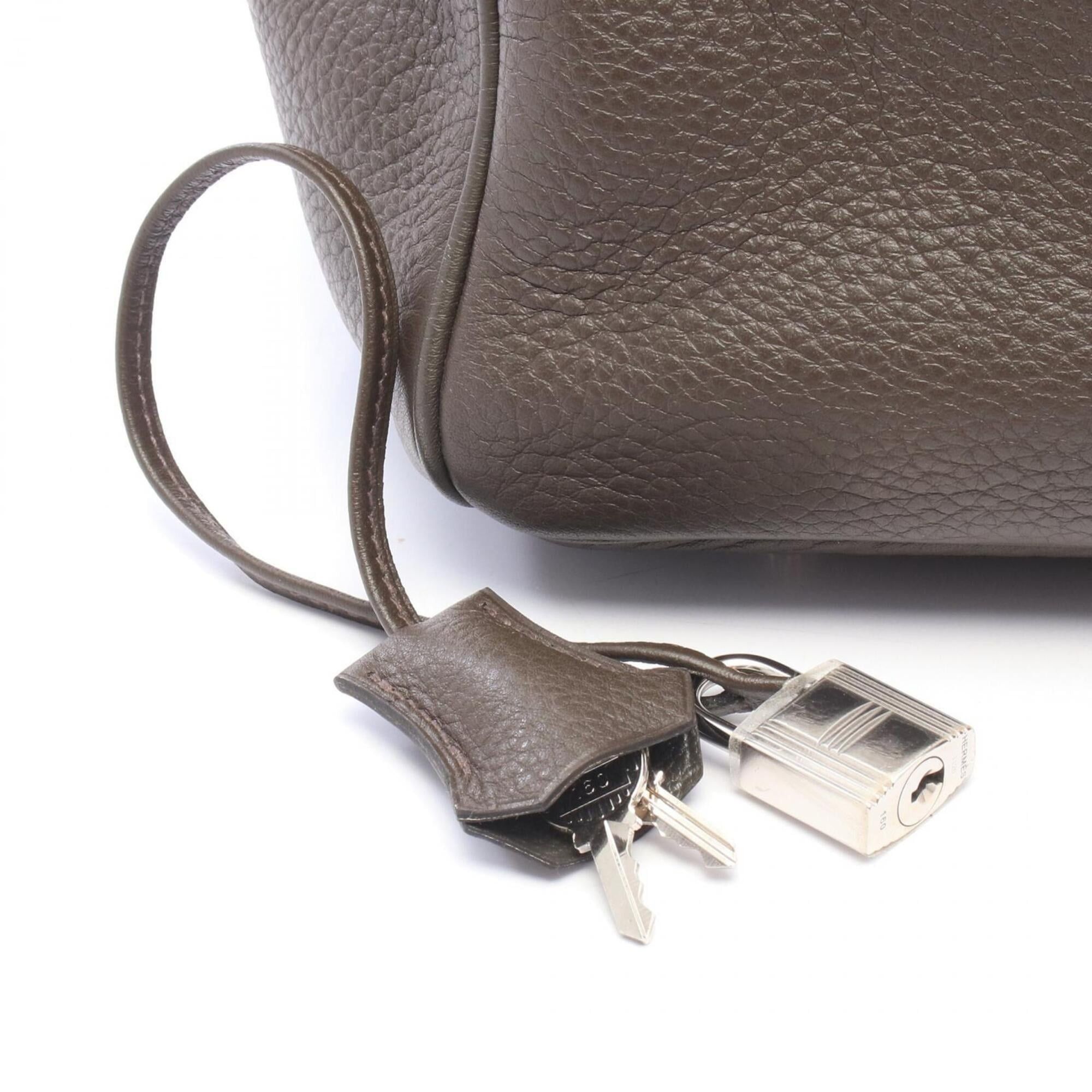 Hermes Hermes Birkin 40 Vert Bronze Handbag, Leather Togo Leather, Women's, Grayish Tone Size ONE SIZE - 6 Thumbnail